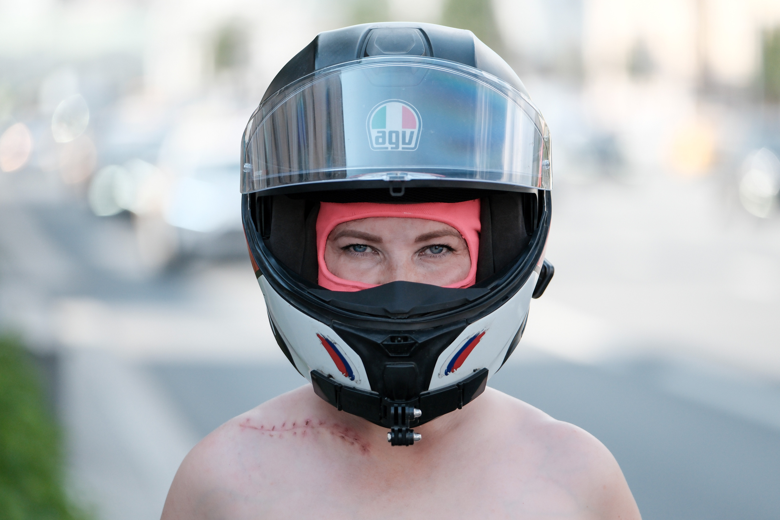 В шлеме. Фотограф Вячеслав Потемкин Москва