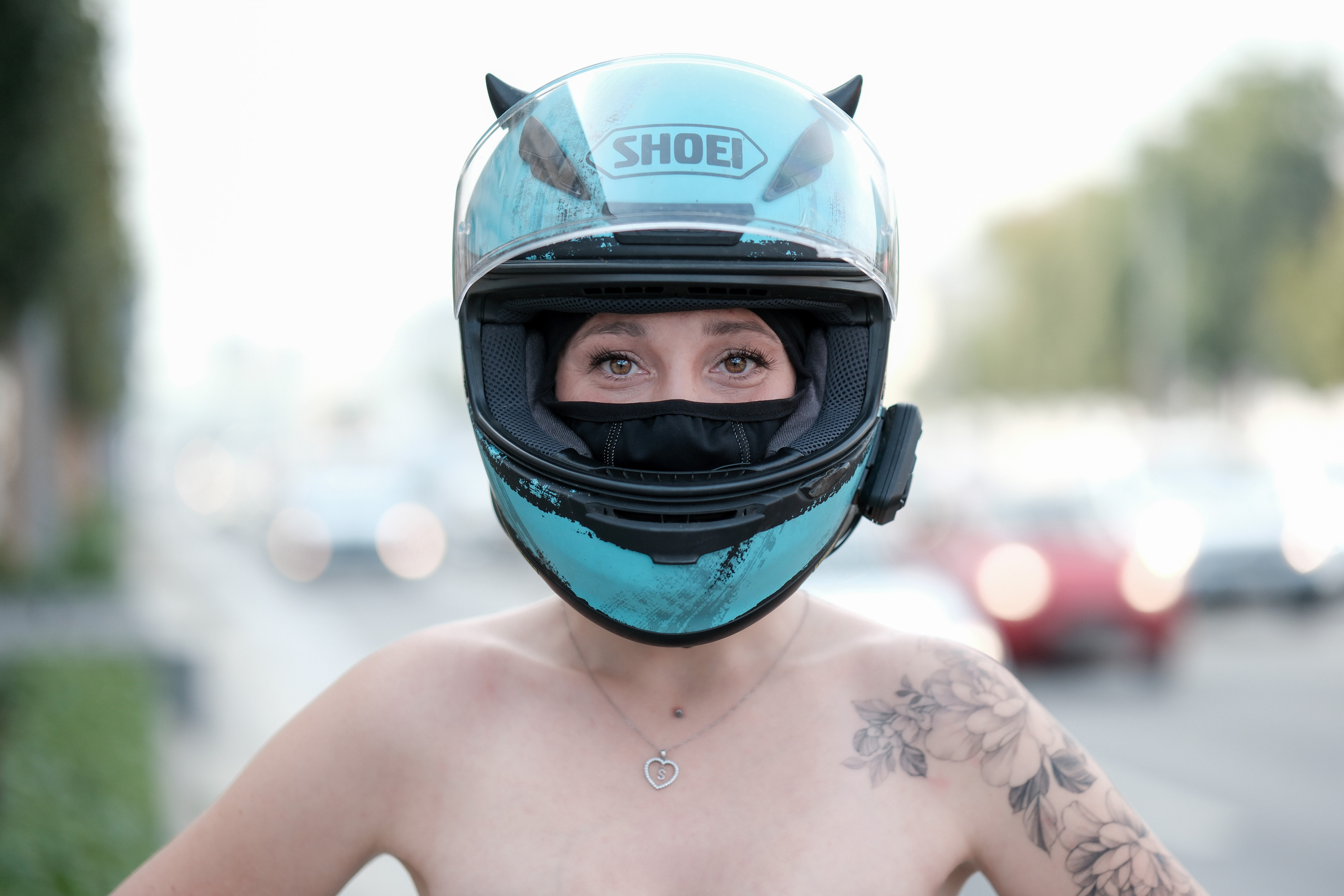 В шлеме. Фотограф Вячеслав Потемкин Москва