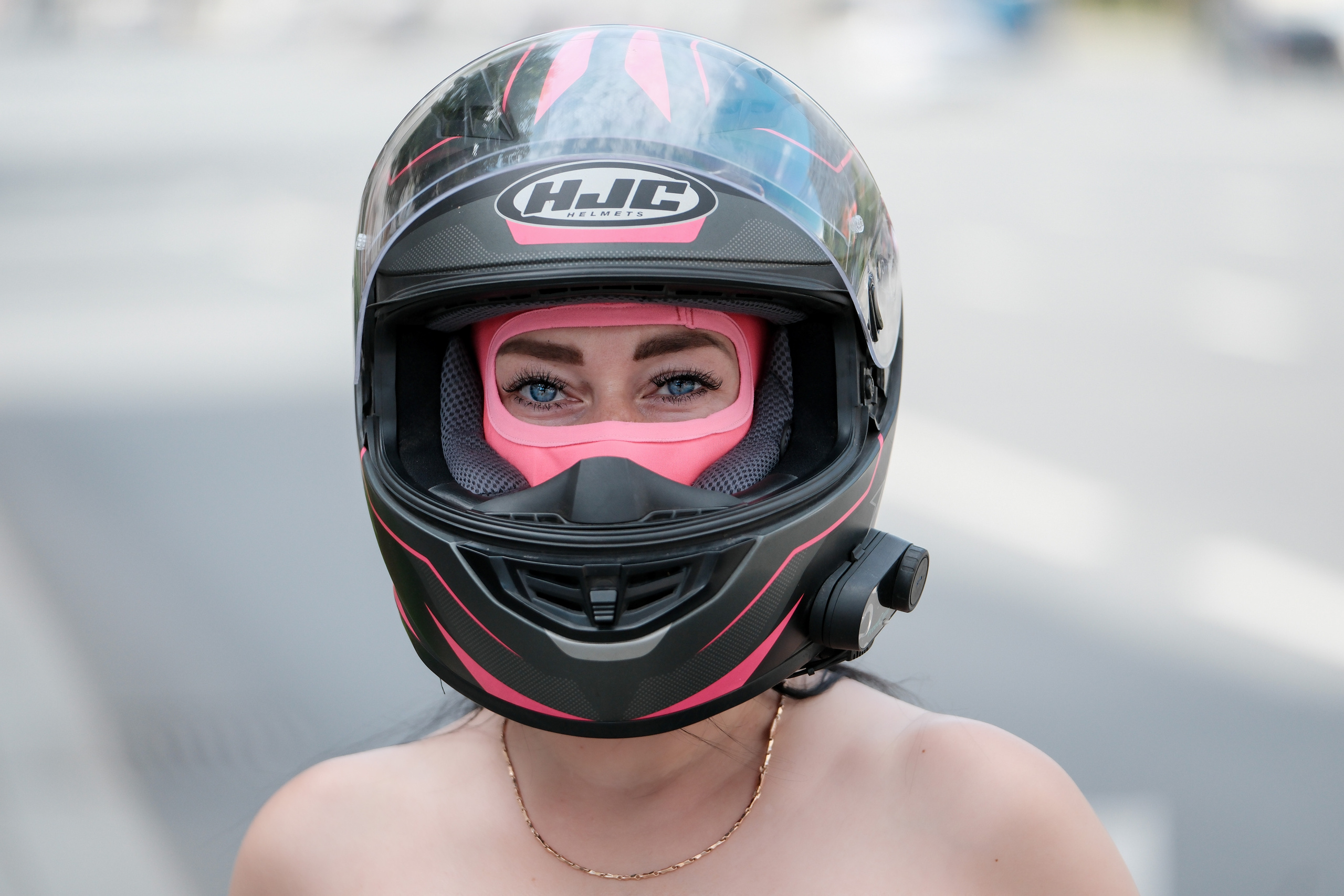 В шлеме. Фотограф Вячеслав Потемкин Москва