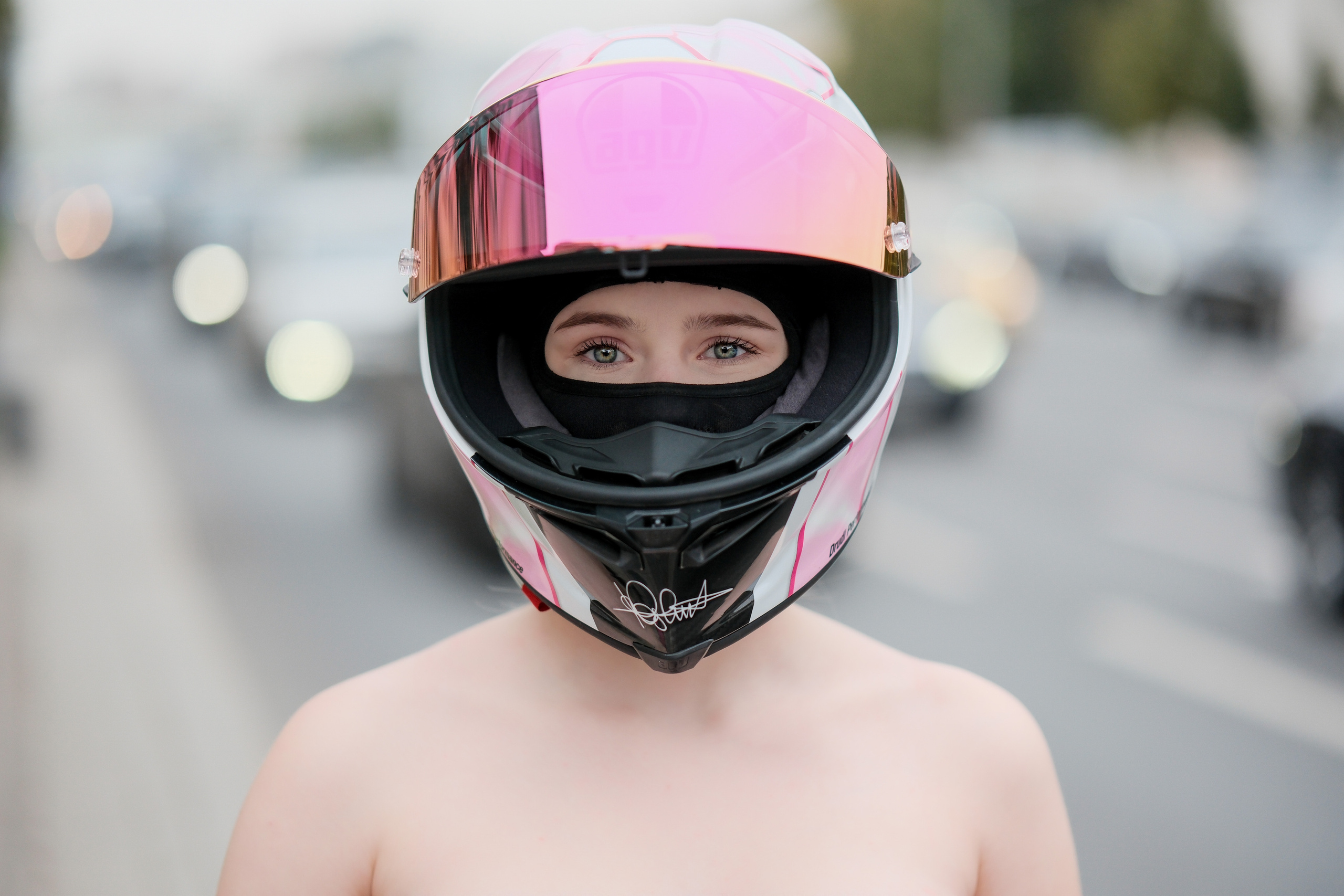 В шлеме. Фотограф Вячеслав Потемкин Москва