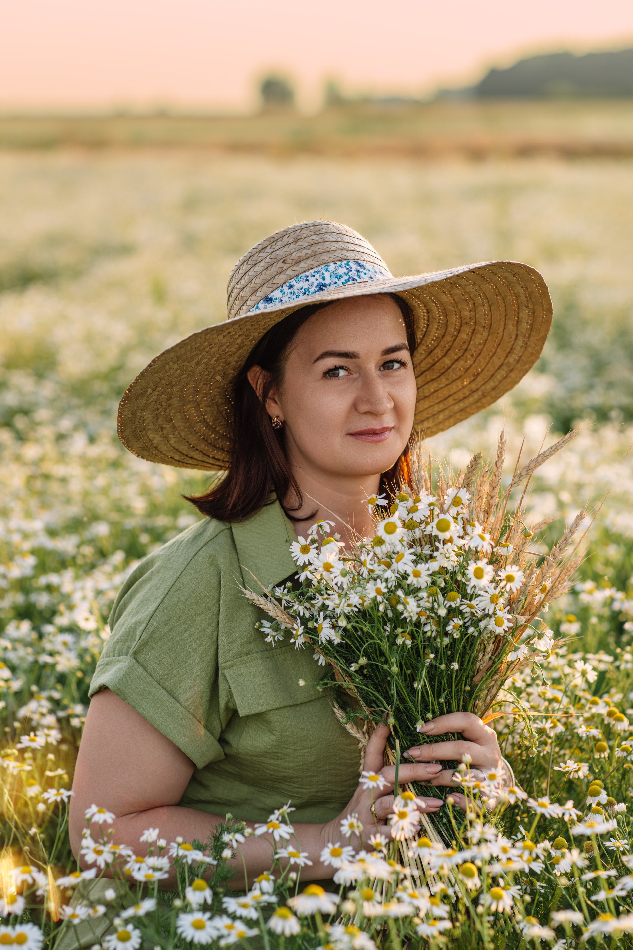 Семейная на природе (ромашковые поля). Семейный и Детский фотограф г. Москва, г. Борисоглебск