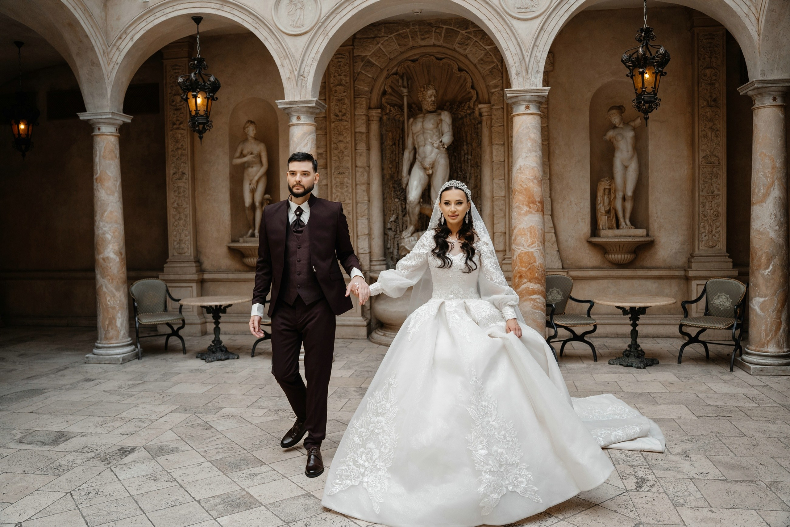 Свадебная фотосессия в ресторане Турандот. Свадебный и семейный фотограф в Москве Светлана Зоткина