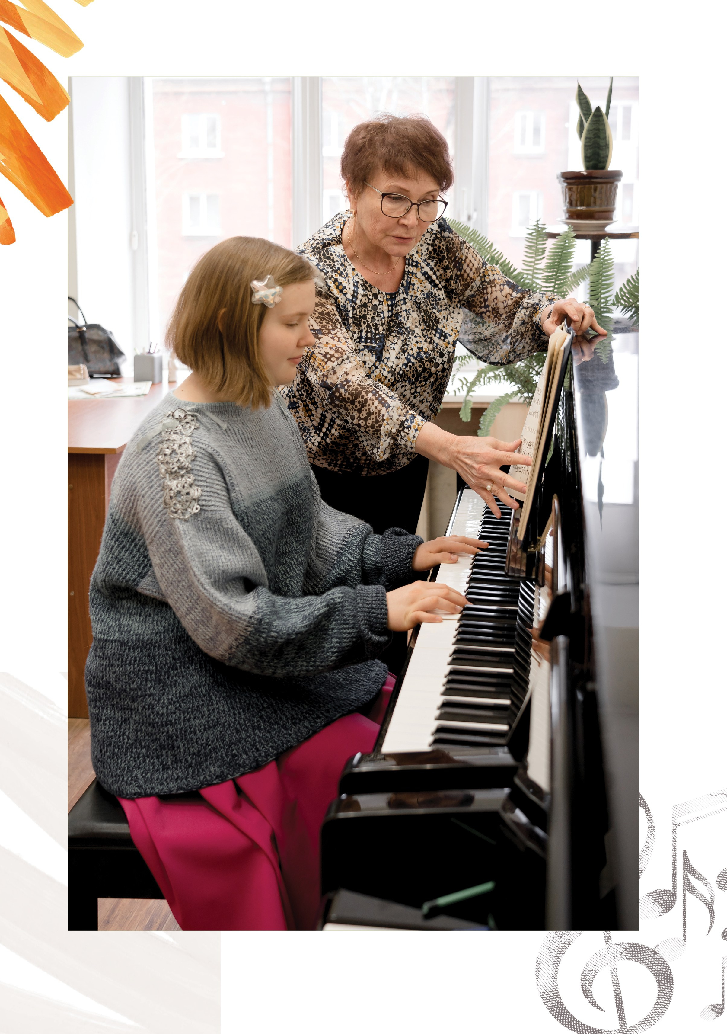 Александра, фортепиано (большой, индивидуальный альбом). Фабрика выпускных альбомов