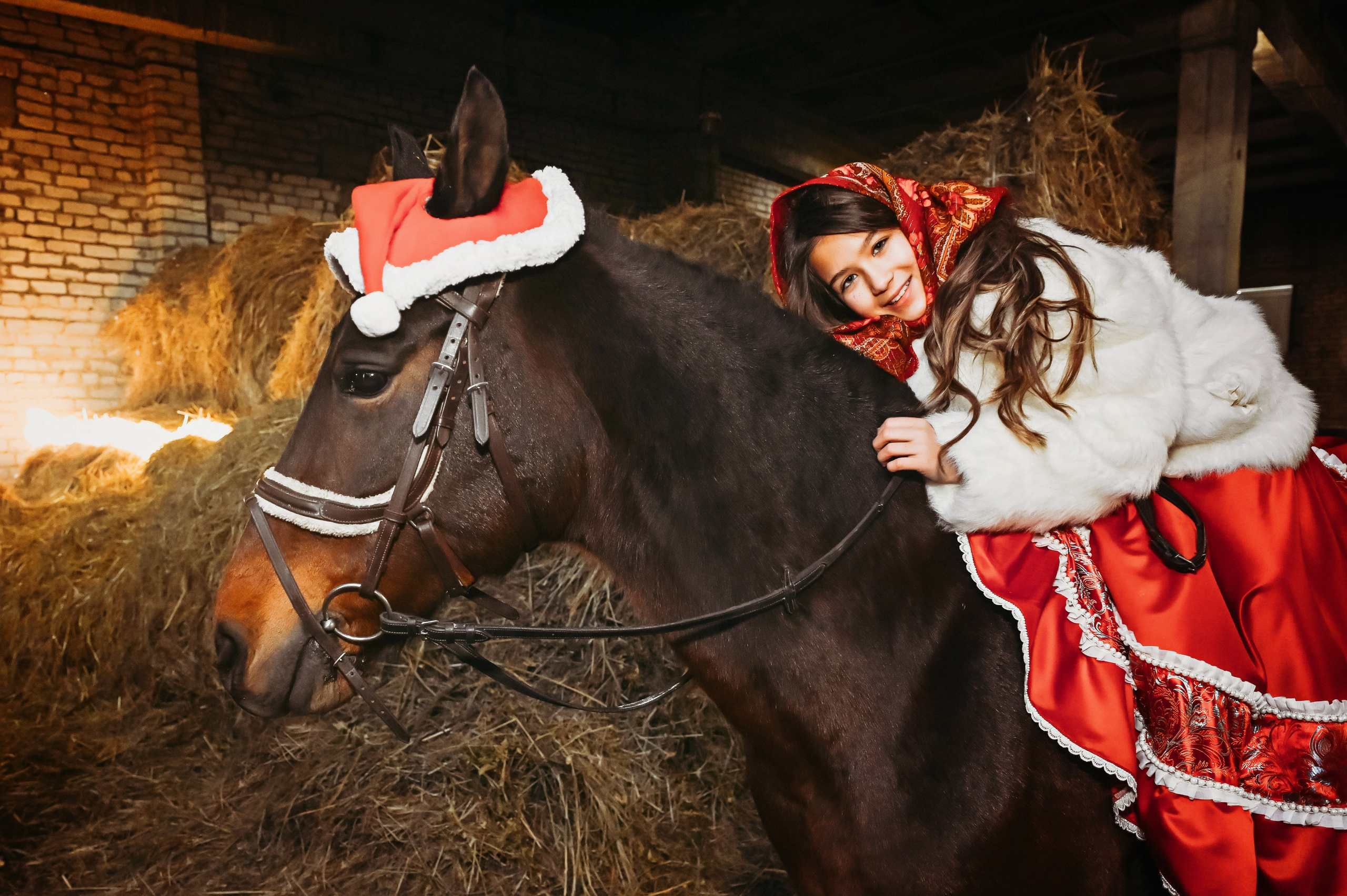 Новогодняя с лошадкой. Детский и семейный фотограф выпускной альбом Приморско-Ахтарск