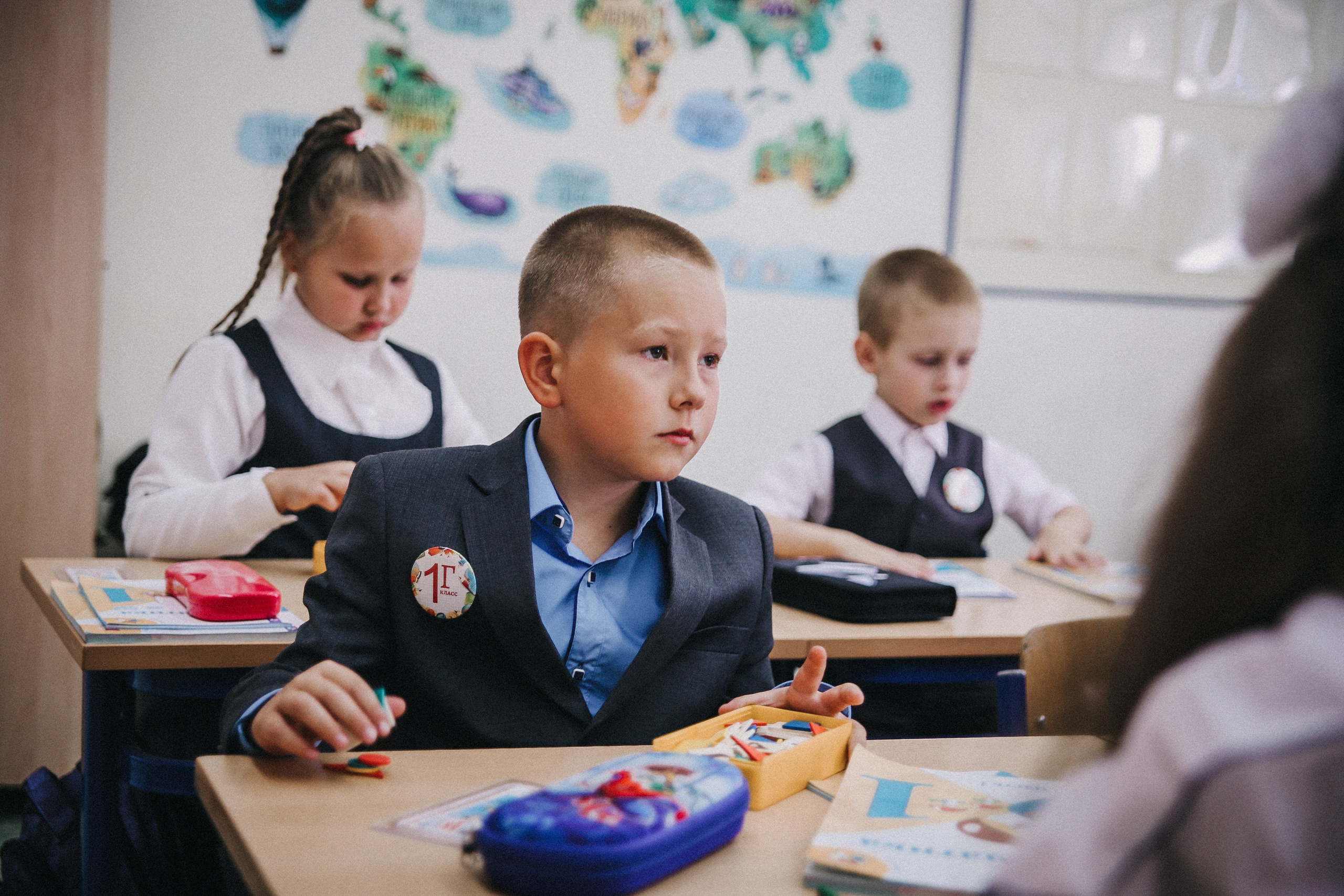 Первоклашки. Фотограф в Серпухове и Тарусе Ксения Царёва