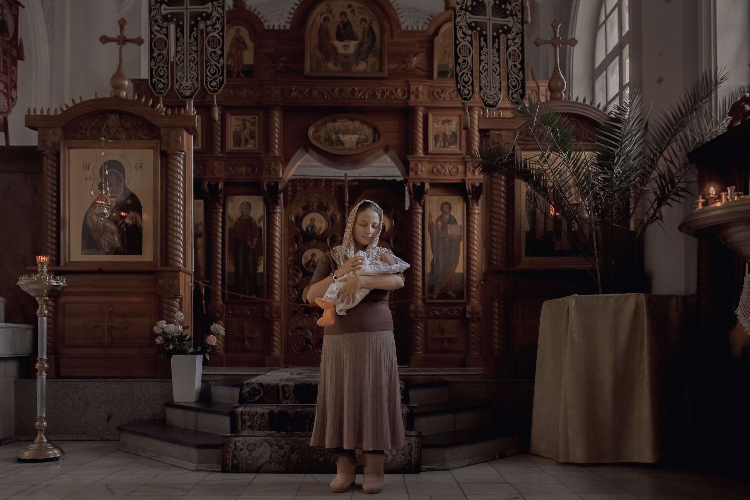 Крещение Евфимии. Фотограф на Крещение и Венчание в Ташкенте