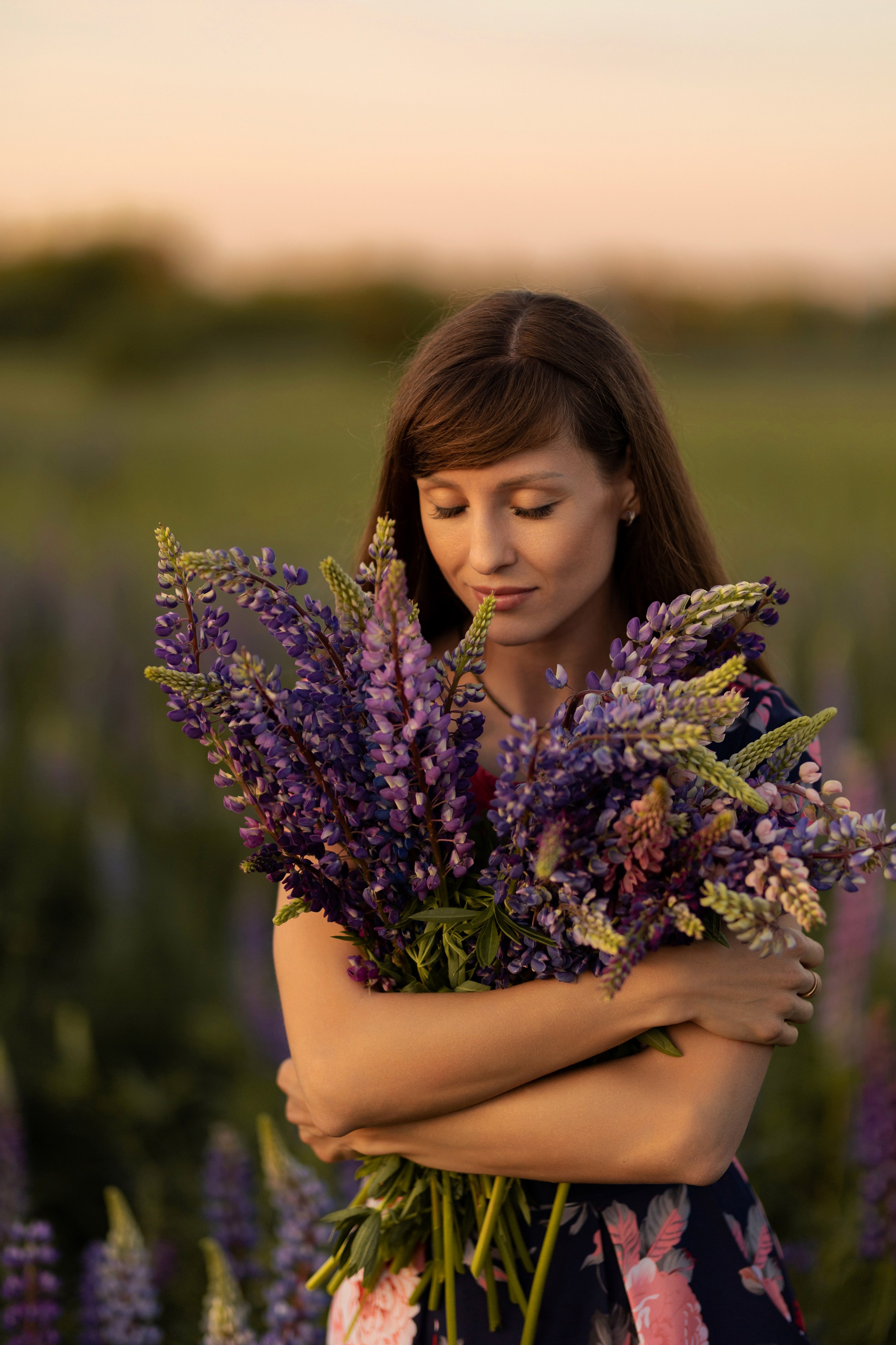 Фотосессия с люпинами. Семейный и свадебный фотограф в Санкт-Петербурге Татьяна Швыкова