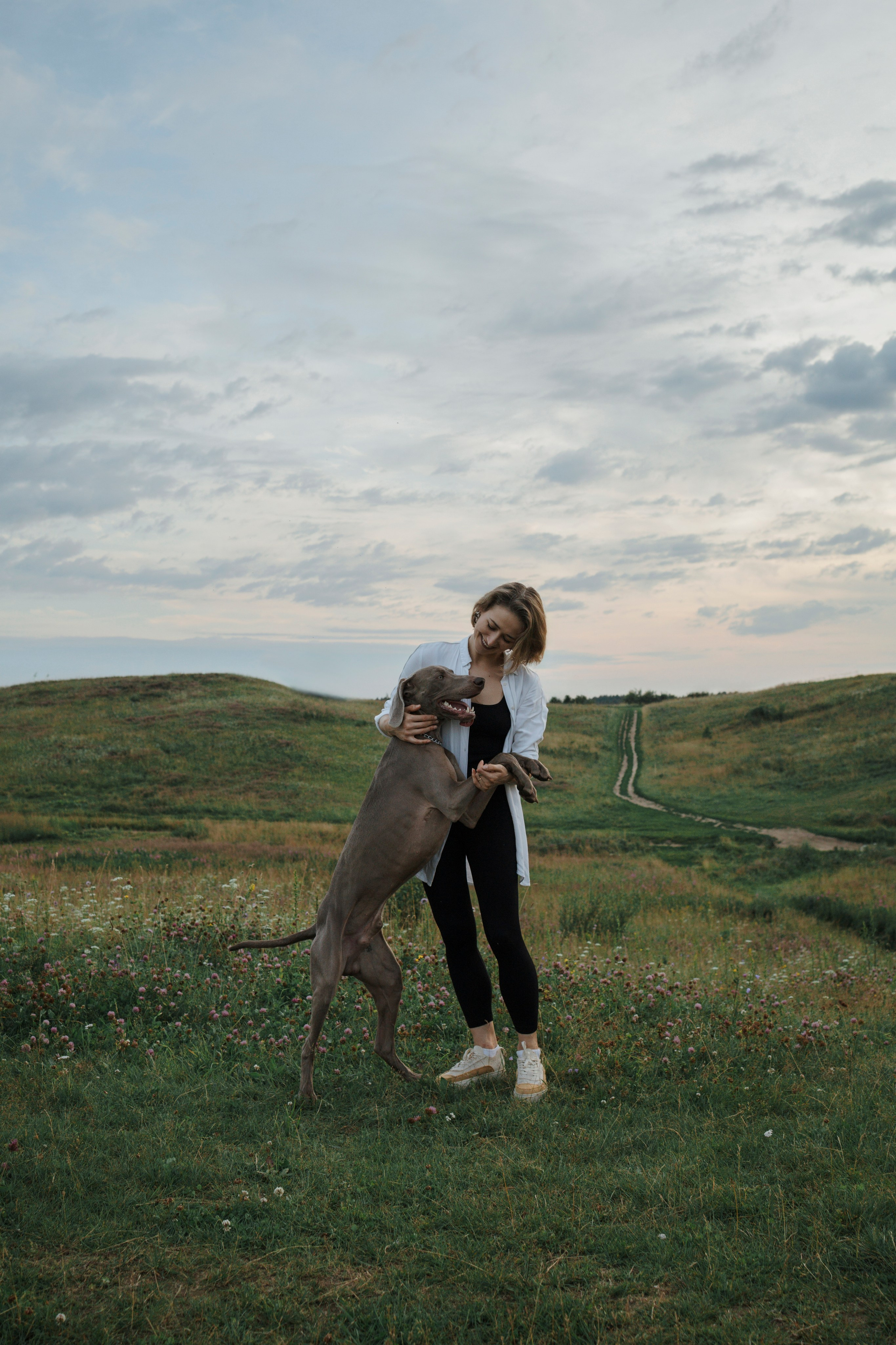 Маргарита и веймаранеры. Фотограф-анималист в Санкт-Петеребурге Титова Алиса