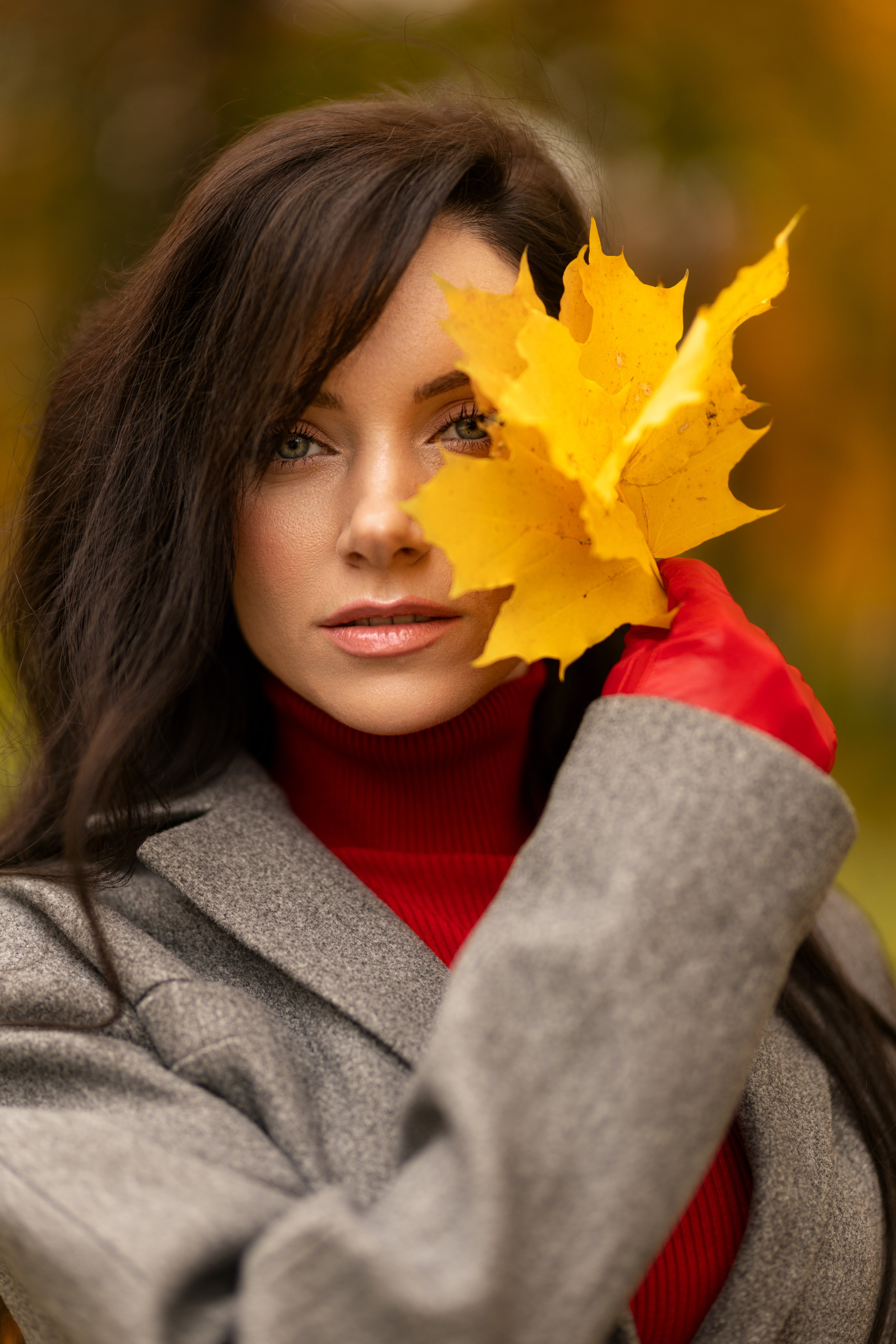 Фотосет с Екатериной в парке на осеннюю тему для «себя»