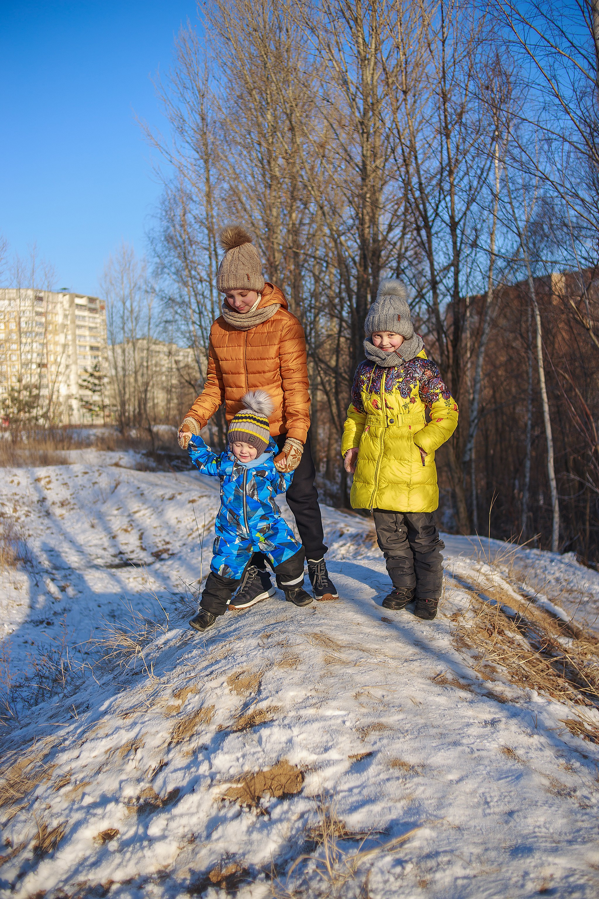 Зимняя фотопрогулка на мещерском озере с мандаринами. Детский и семейный фотограф, фотограф мероприятий Нижний Новгород