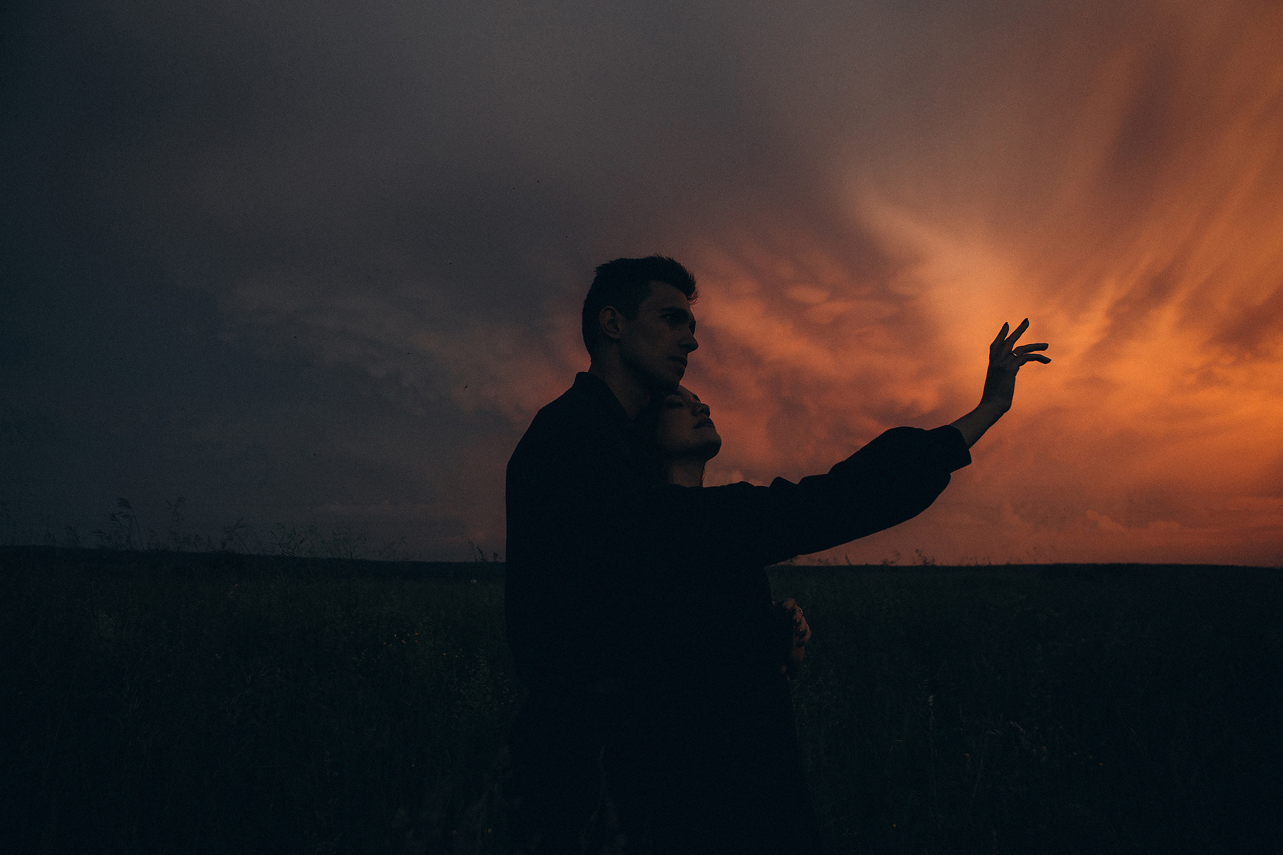 Sunset. Photographer in Argentina Angela Kessler