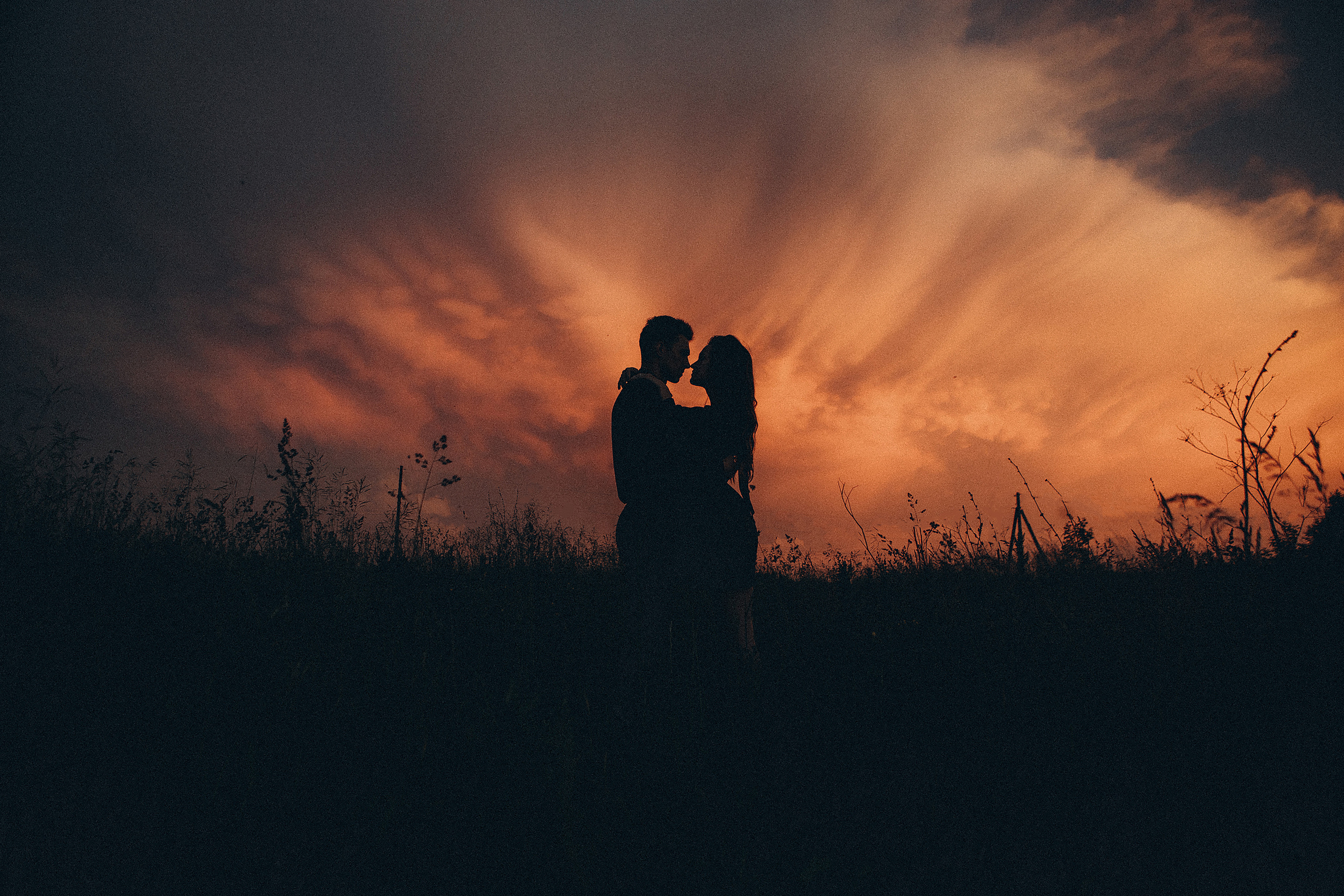 Sunset. Photographer in Argentina Angela Kessler