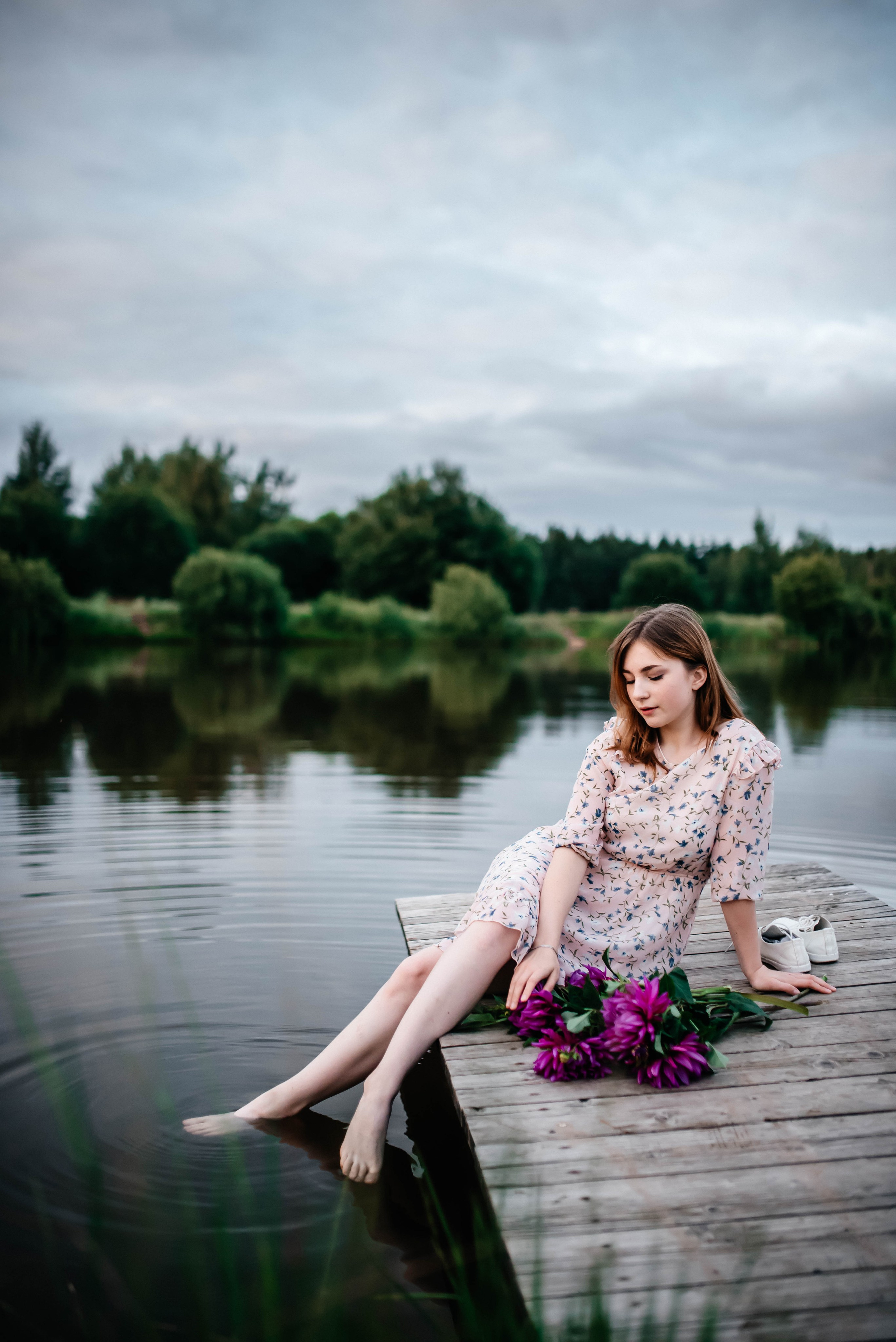 Маша, лето, закат. Главная