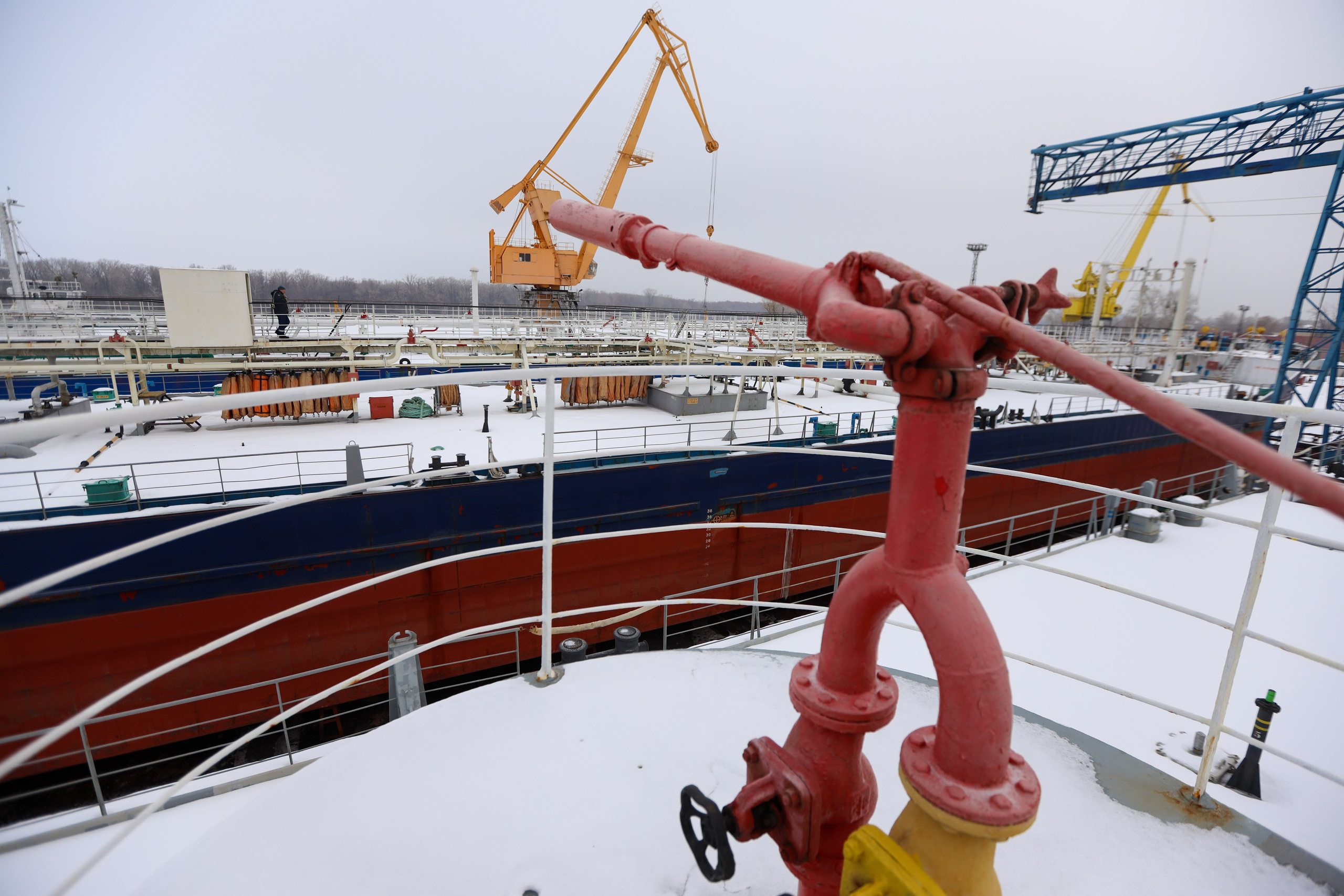 ЗАО нефтефлот Зимние фото + закаладка киля Судна. Фотограф в Самаре Максим Тырин