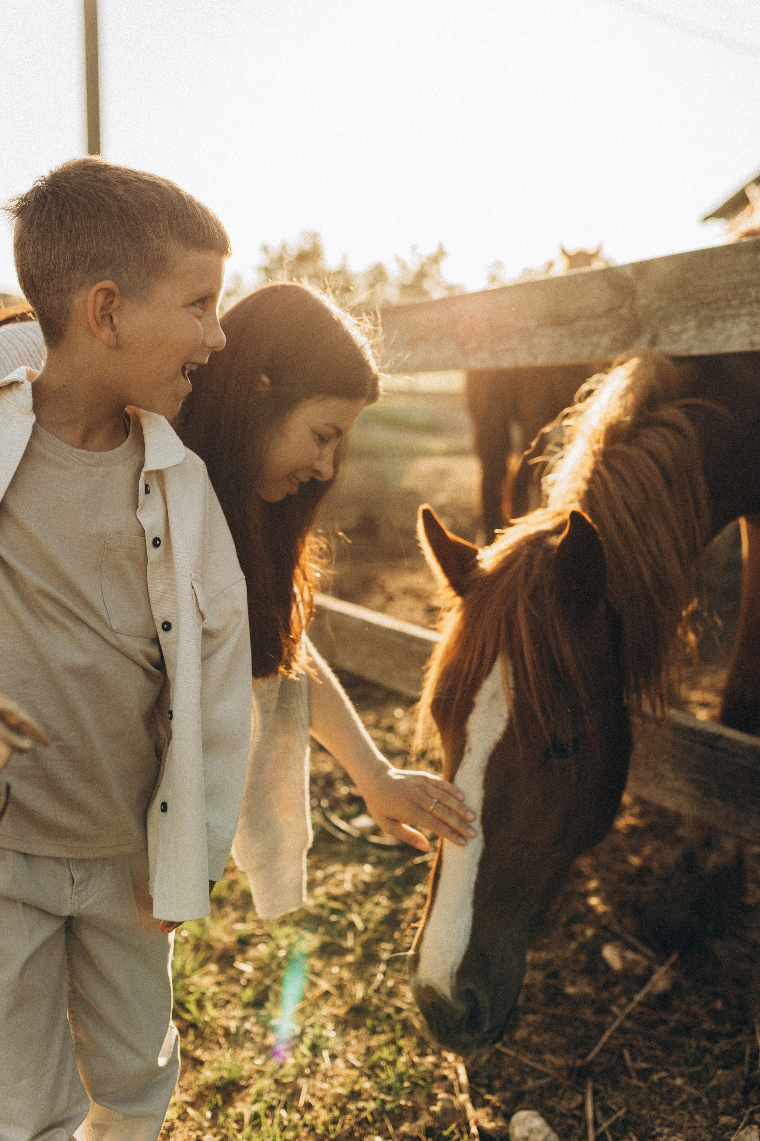 Закат на ферме. Семейный фотограф в Новороссийске и Анапе Александра Яковлева
