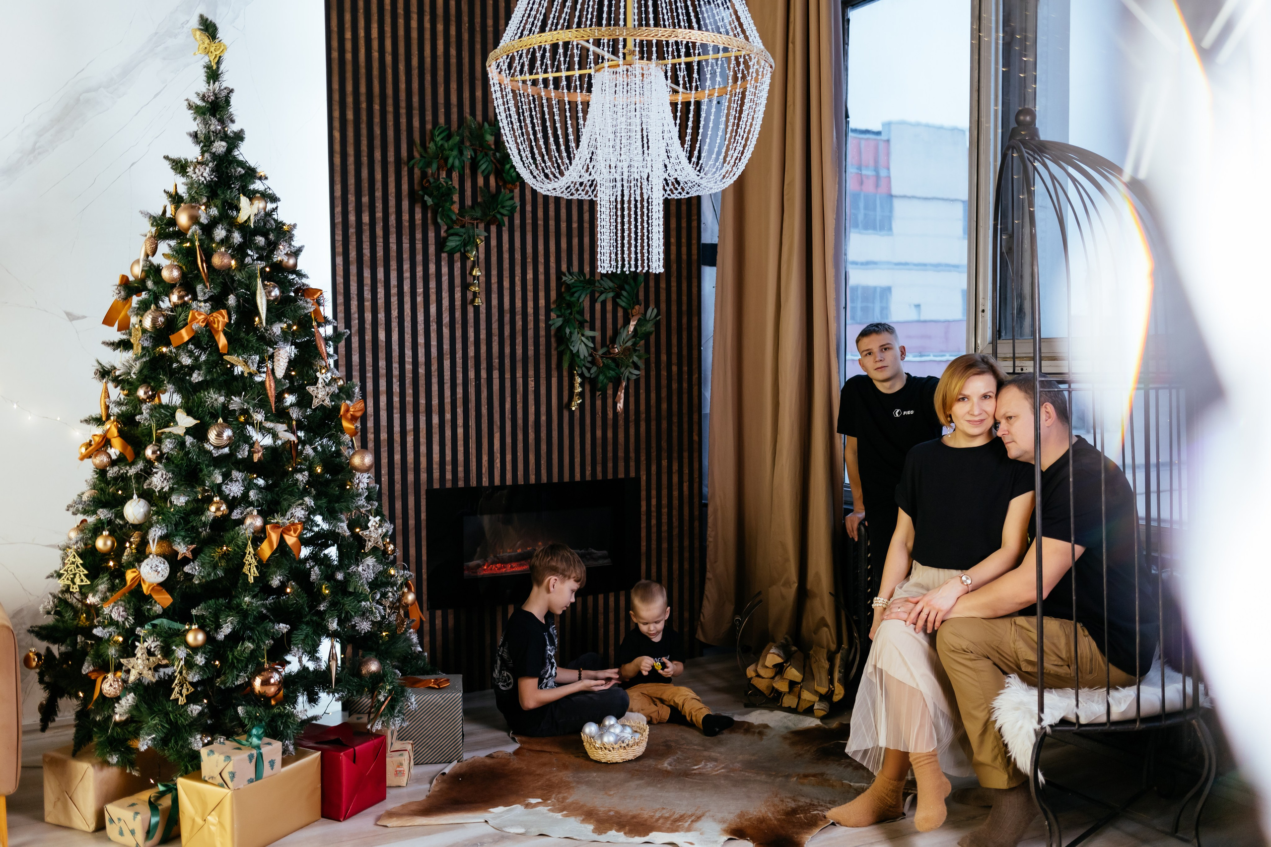 Новогодняя семейная съёмка. EtoStudio. Семейный фотограф в Минске Приболовец Светлана