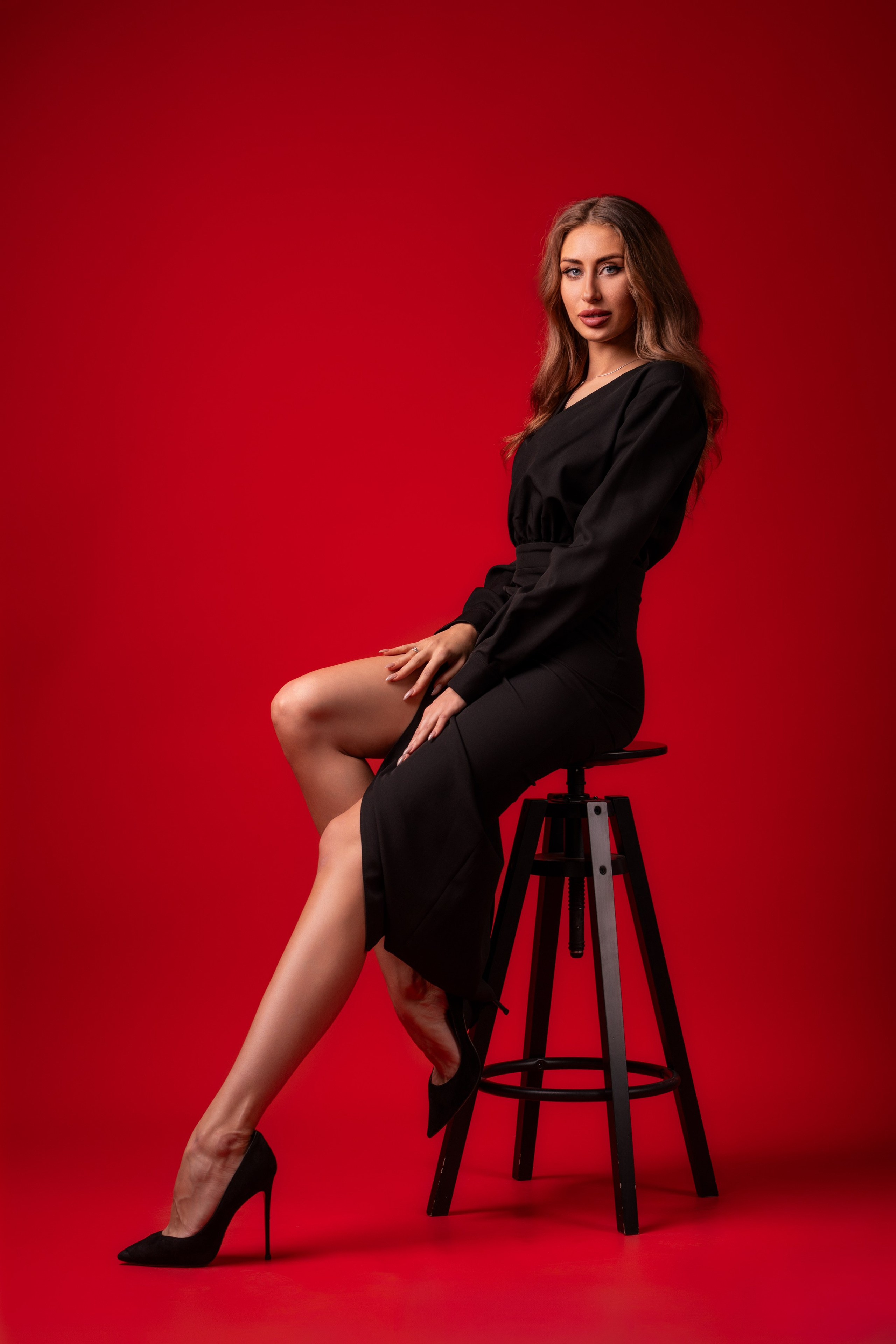 Студийная съемка с Яной на циклораме для «себя»