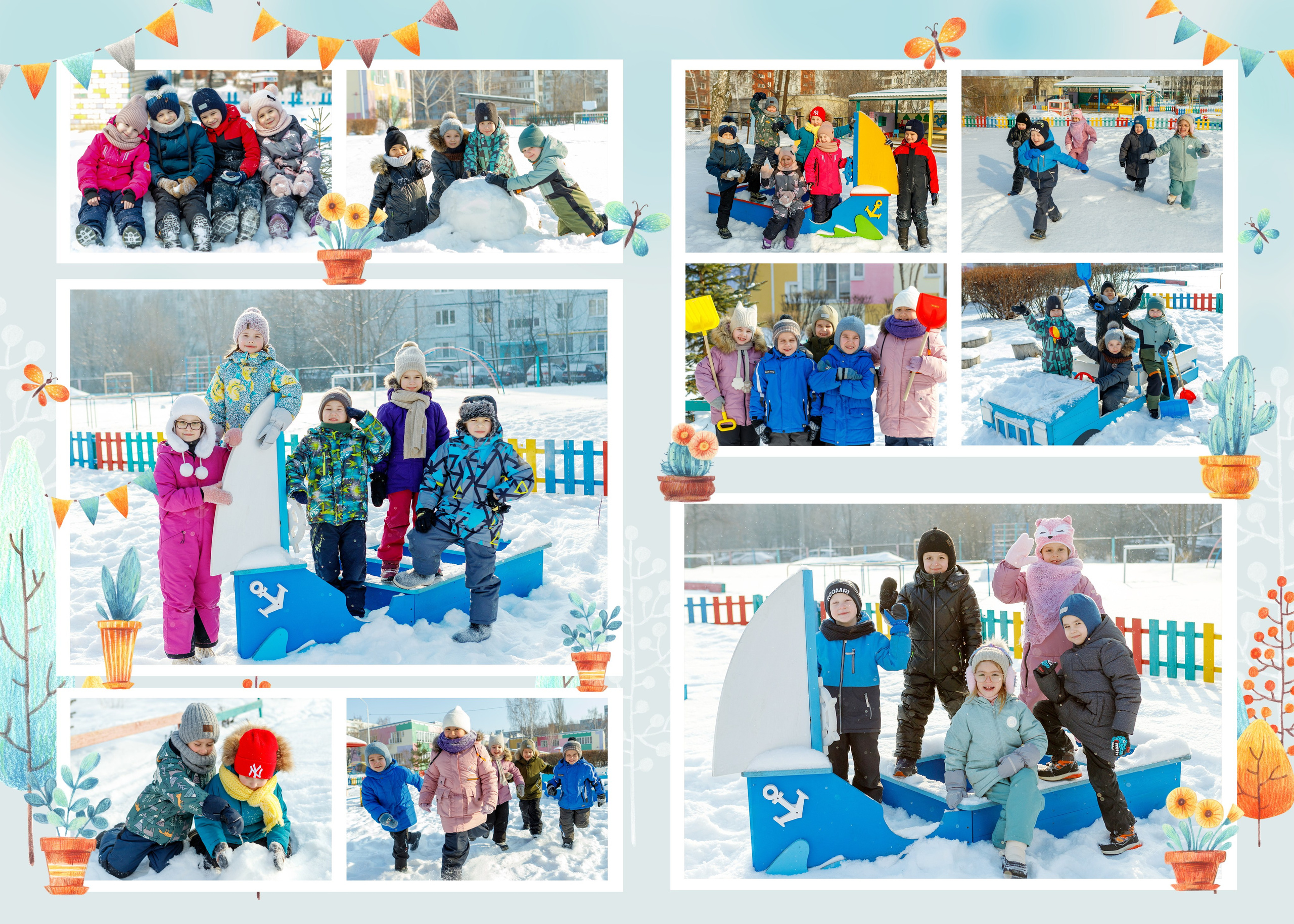 Альбом Пакет Шикарный (Дизайн Домики). Выпускные альбомы Казань. Семейный и детский фотограф Михаил Мигачев