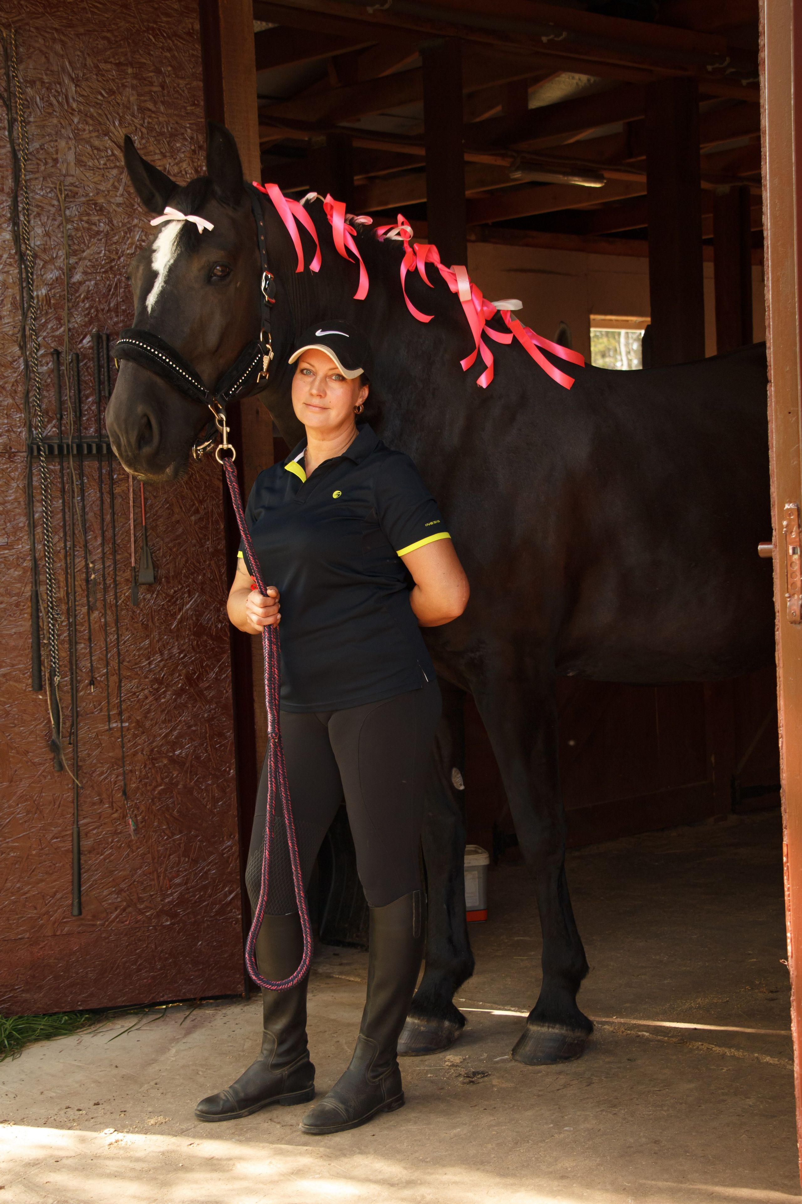 Анна и ее главная лошадь. Фотограф в Москве Юлия Карпова