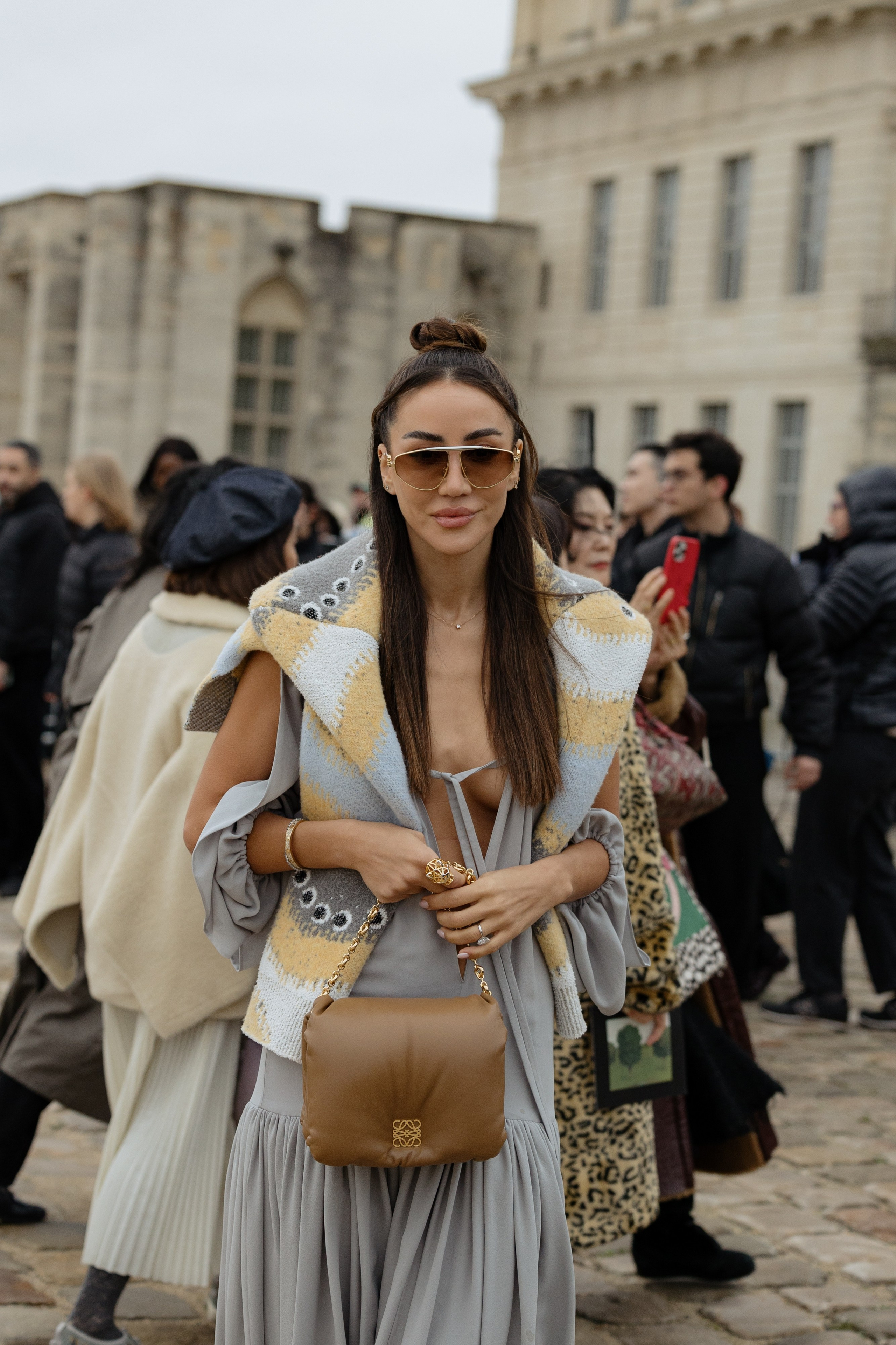 LOEWE PFW WOMENSWEAR FALL-WINTER 24/25. Photographer in Milan Ivan Goncharov