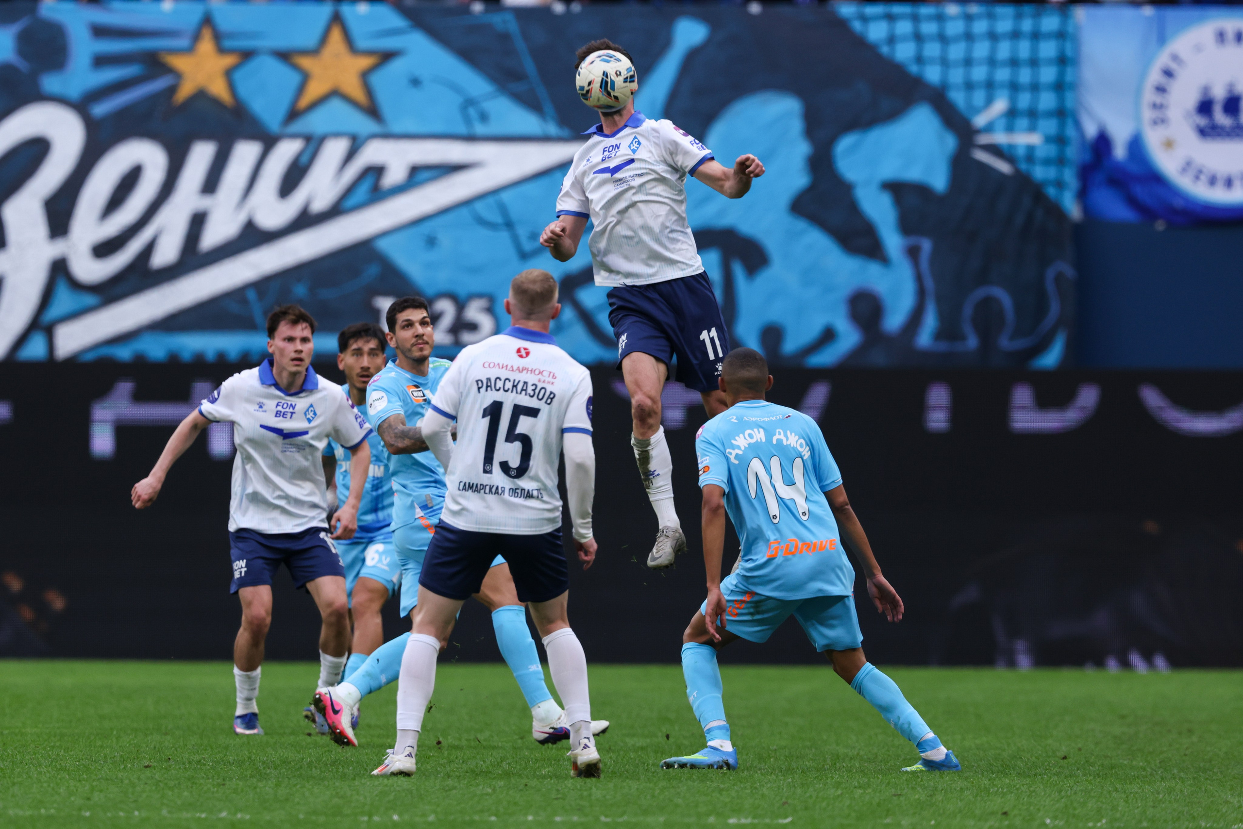 ФК «Зенит» — ФК «Крылья советов». Спортивный и репортажный фотограф Антон Тереханов