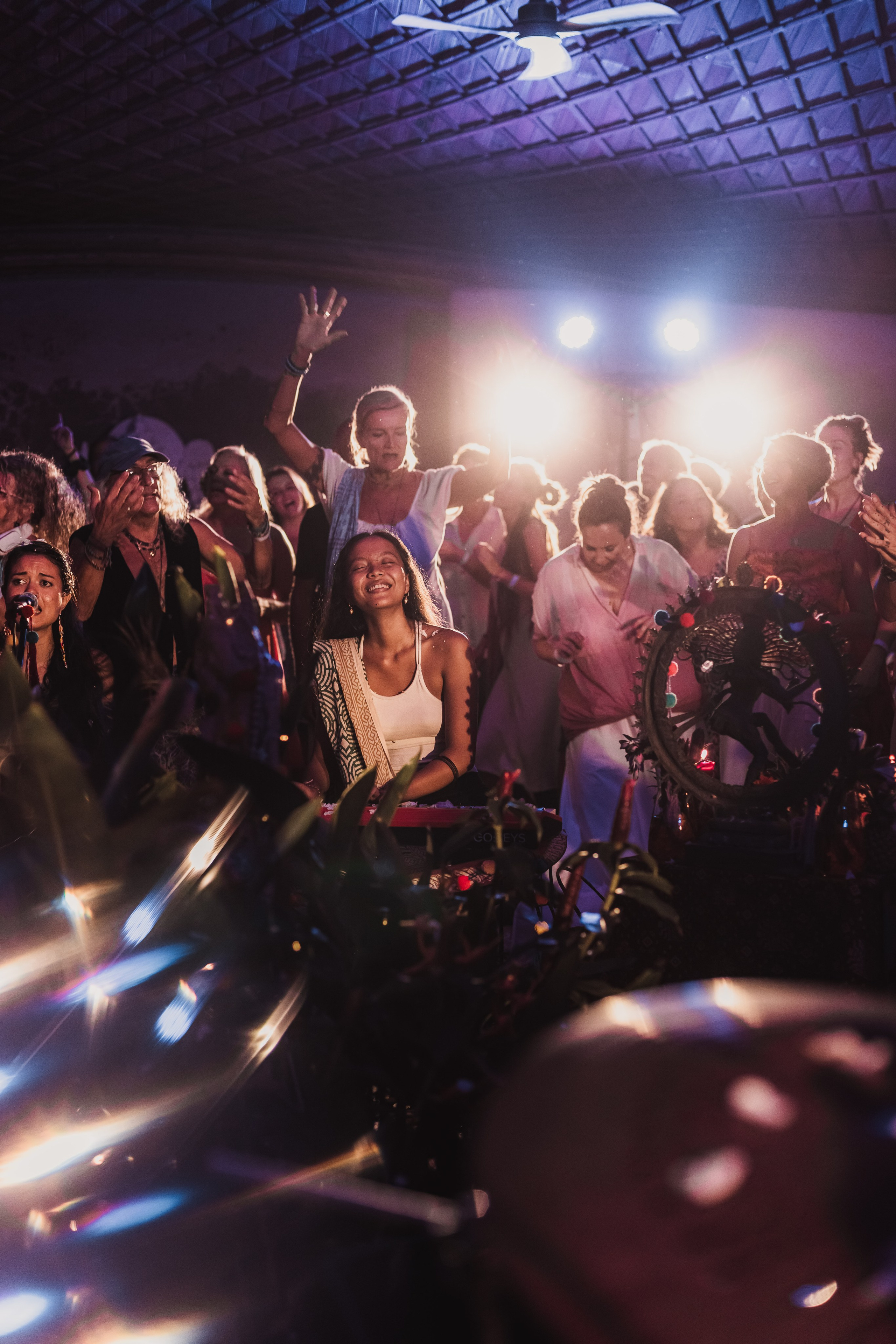 Hanuman Project kirtan at Alchemy april. Mariam Bagdasaryan