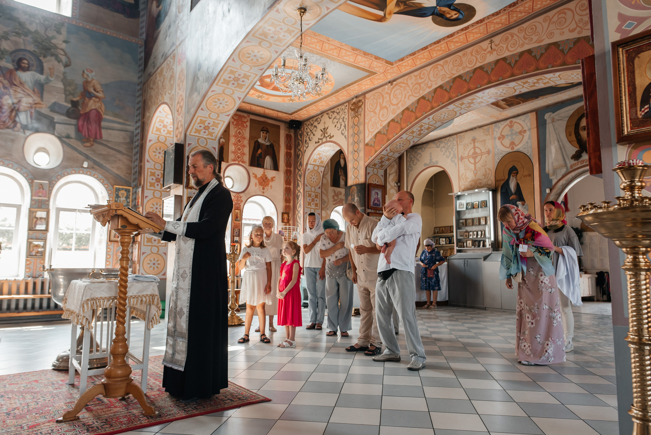 Крещение Артемия. Детский и семейный фотограф выпускной альбом Приморско-Ахтарск