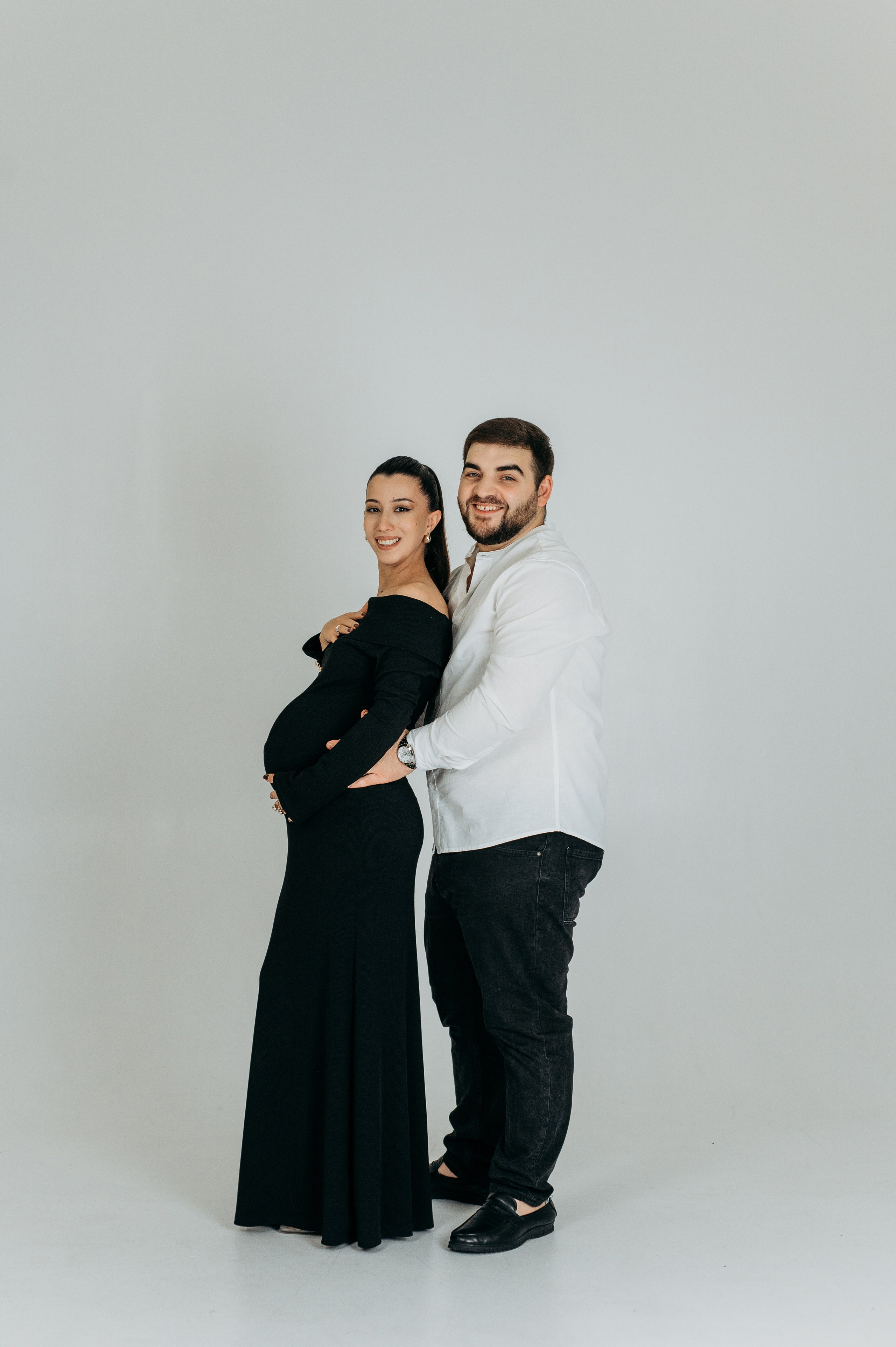 Семейная фотосессия на циклораме. Семейный и свадебный фотограф в Санкт-Петербурге Юлия Мельникова