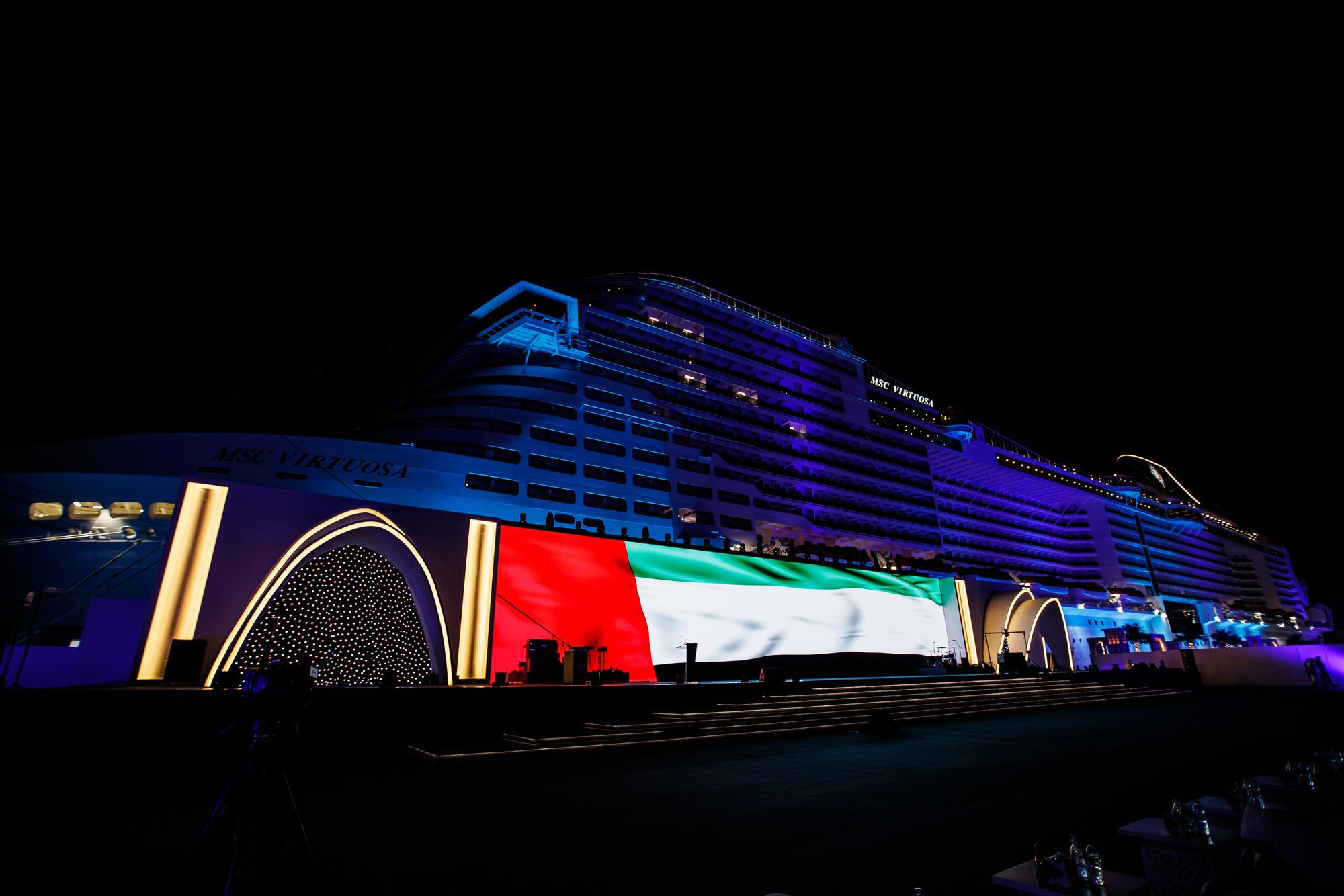 Церемония инаугурации лайнера Msc Virtuosa. Фотограф Дмитрий Елисеев