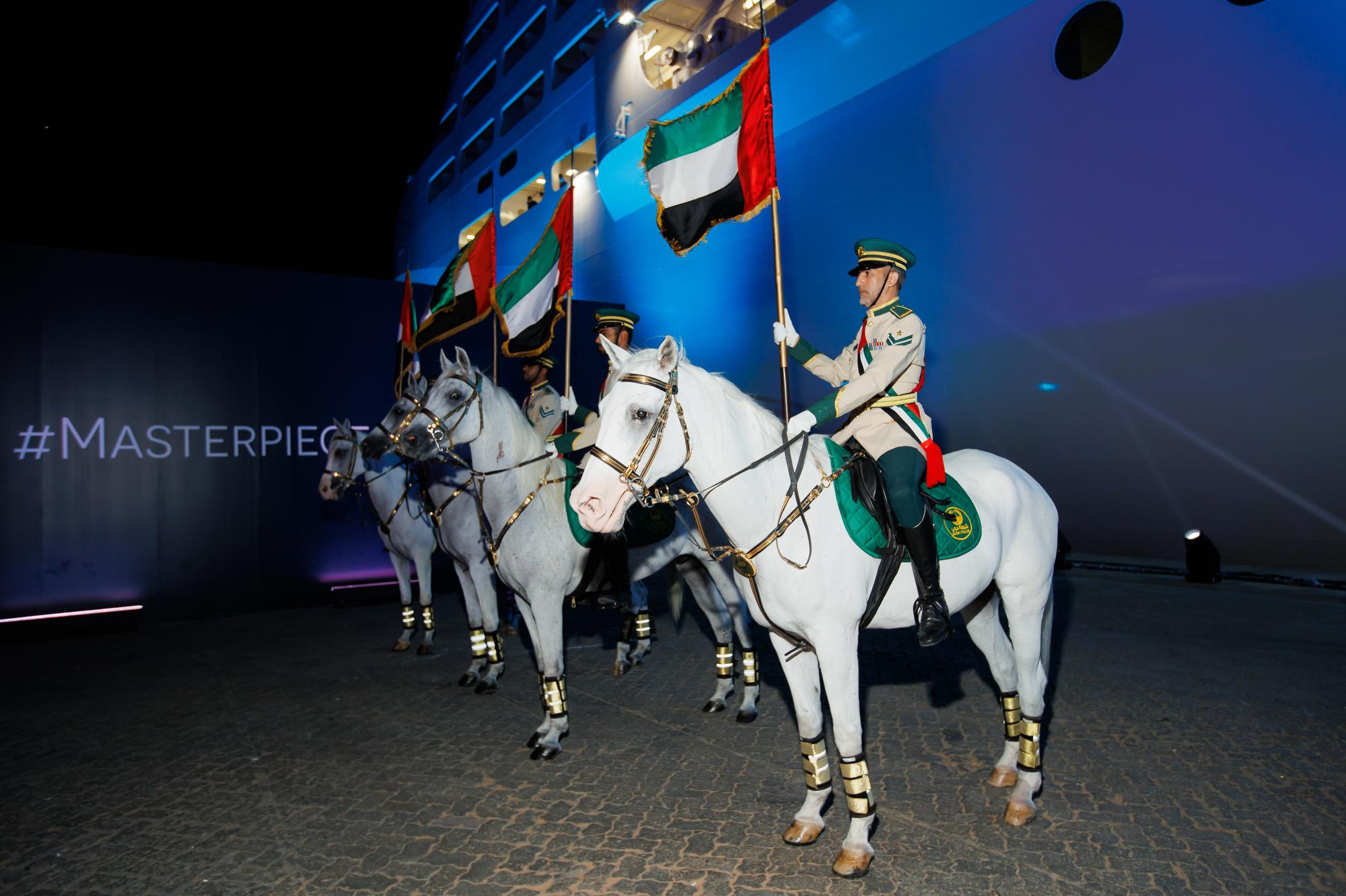 Церемония инаугурации лайнера Msc Virtuosa. Фотограф Дмитрий Елисеев