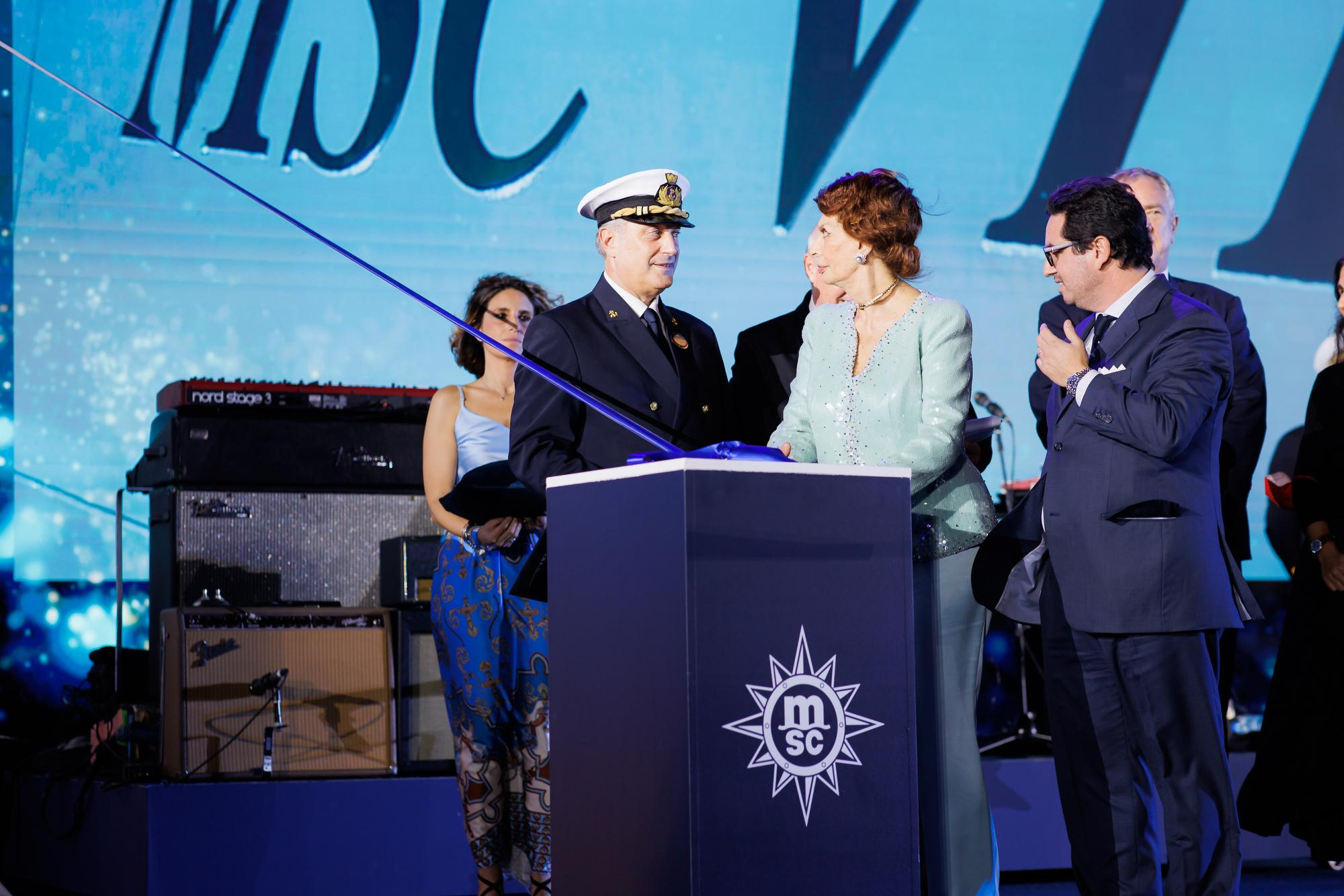 Церемония инаугурации лайнера Msc Virtuosa. Фотограф Дмитрий Елисеев