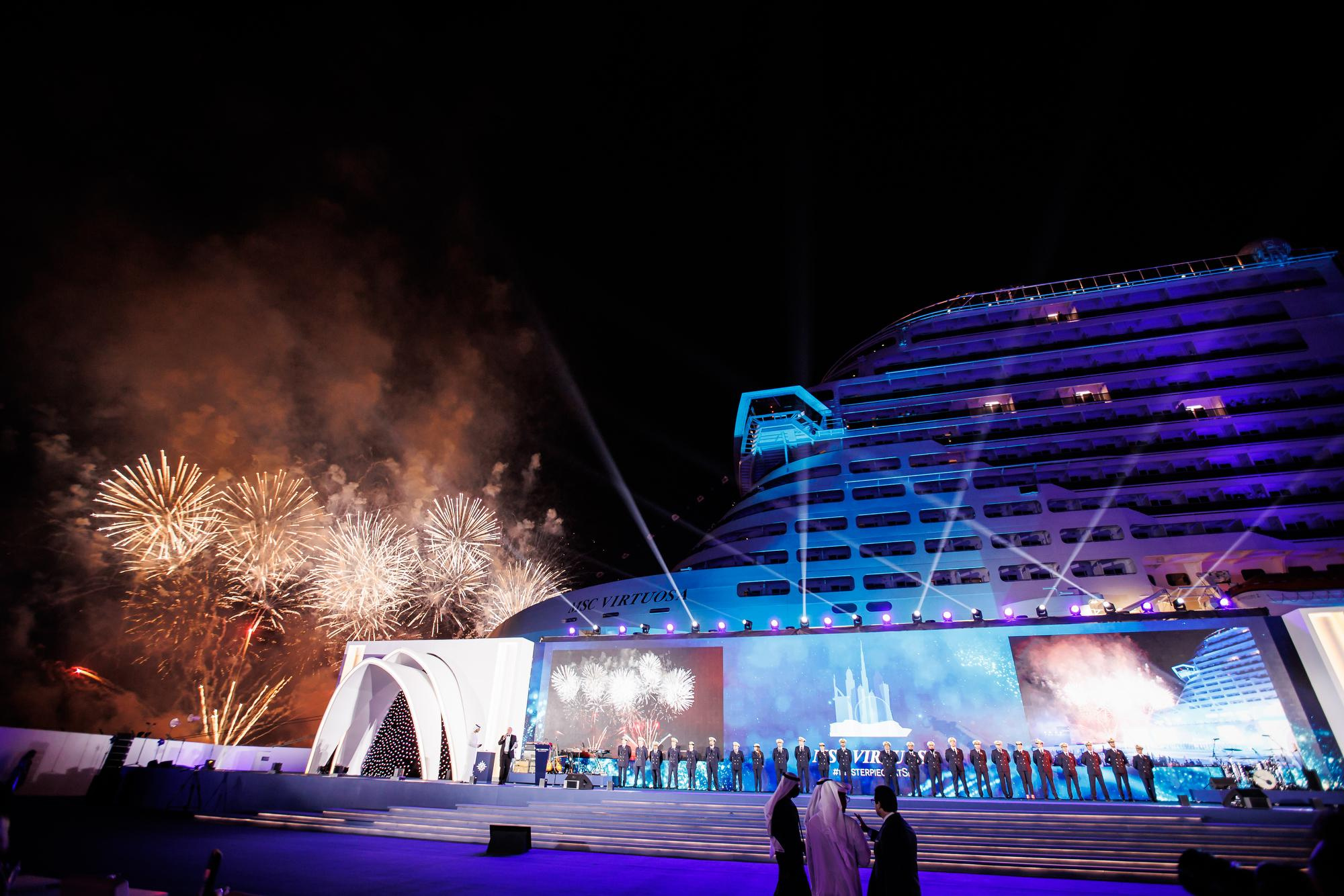 Церемония инаугурации лайнера Msc Virtuosa. Фотограф Дмитрий Елисеев