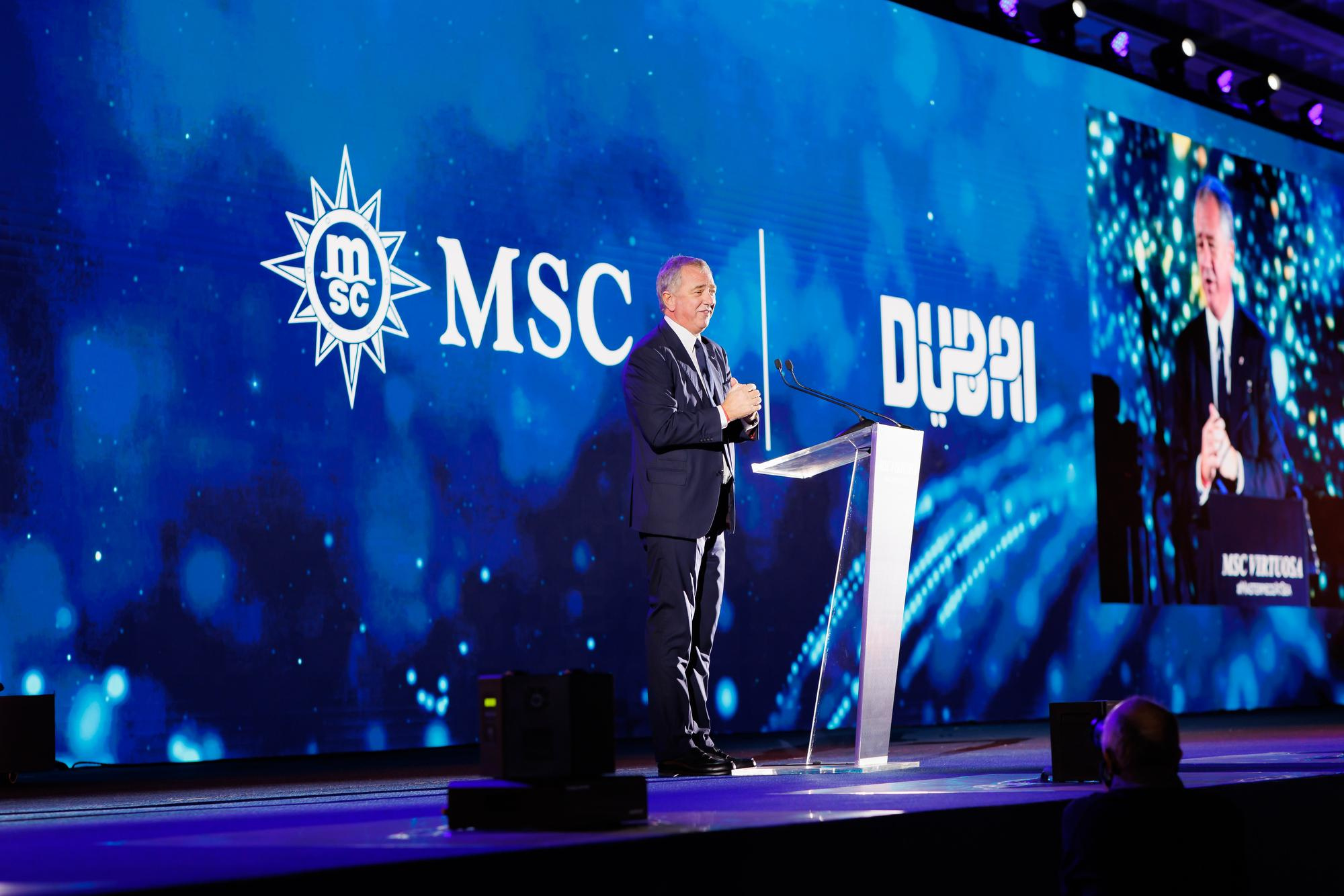 Церемония инаугурации лайнера Msc Virtuosa. Фотограф Дмитрий Елисеев