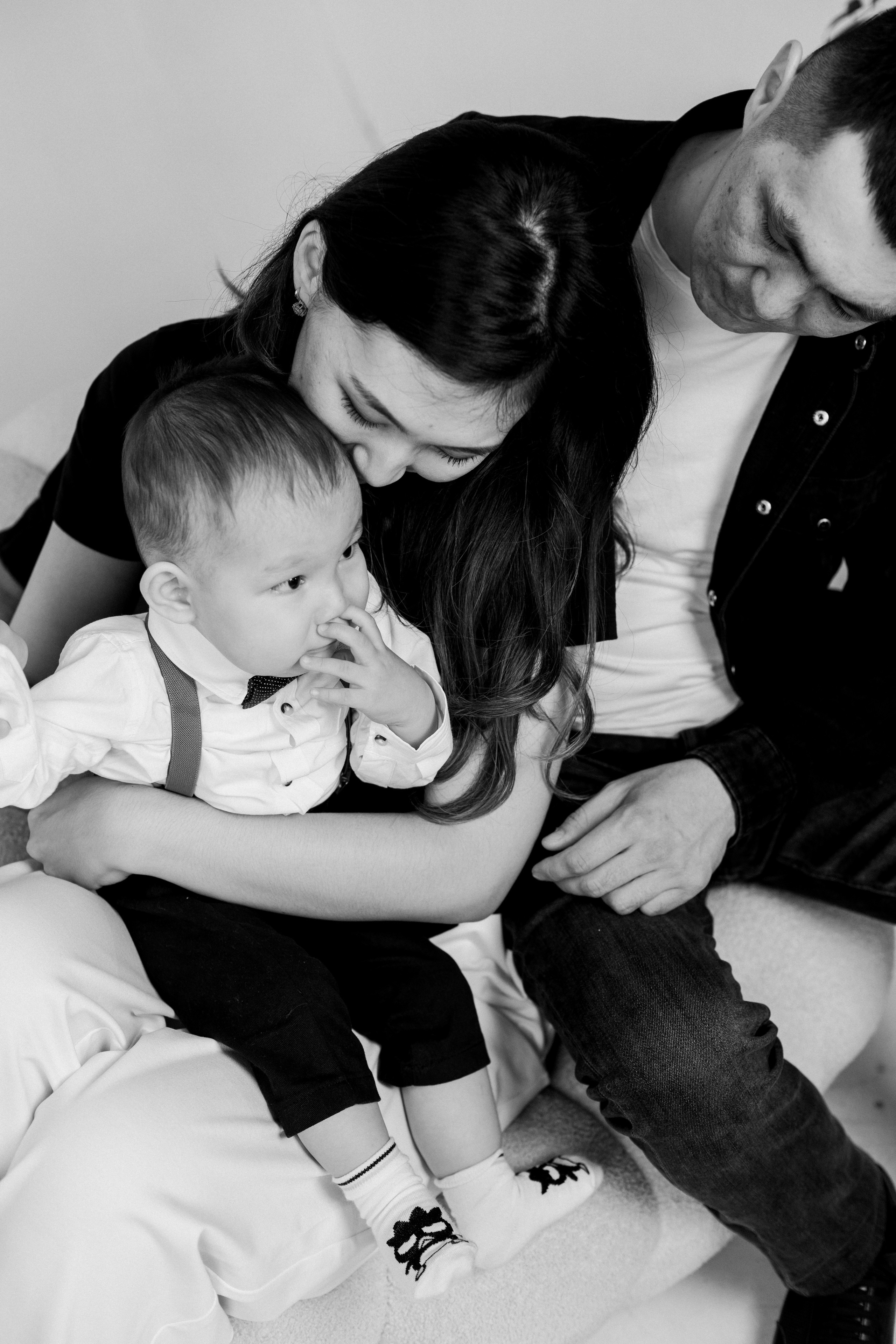 уютная семейная фотоссессия