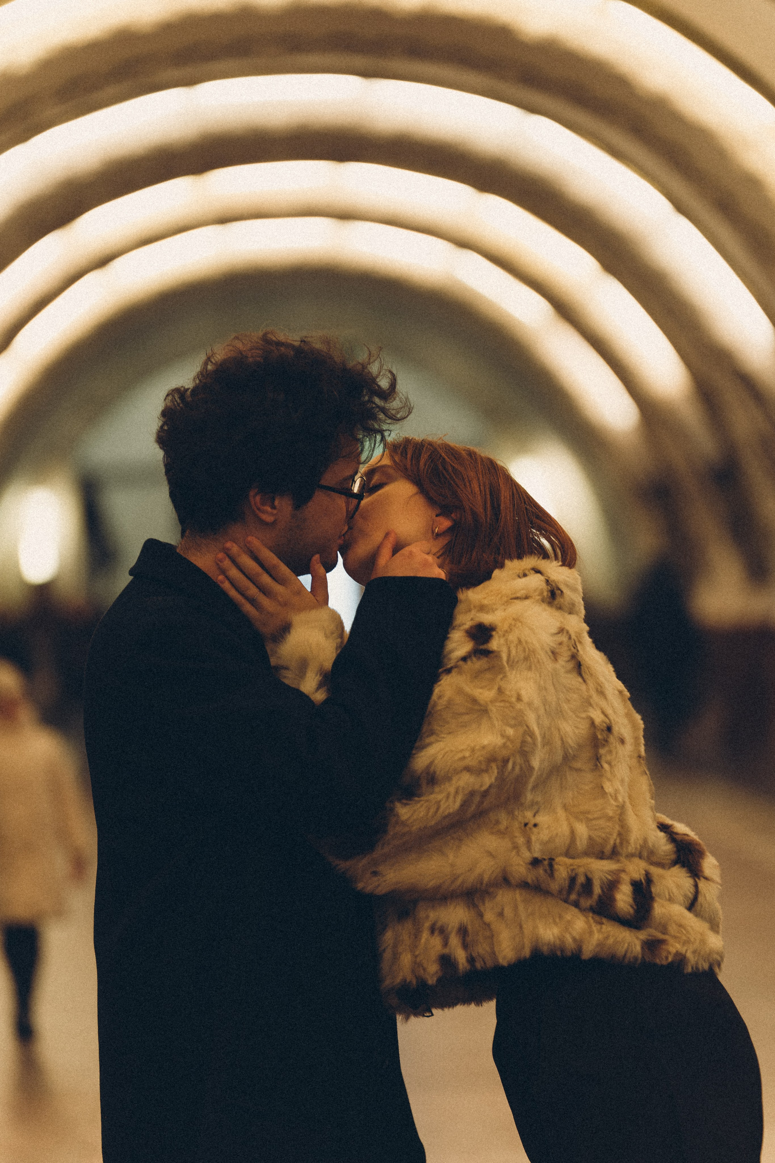 НОВОГОДНЯЯ ФОТОСЕСИИЯ ПАРЫ В МЕТРО ЛЮБОВЬ. Профессиональный фотограф, Санкт-Петербург — Виктория Богомолова