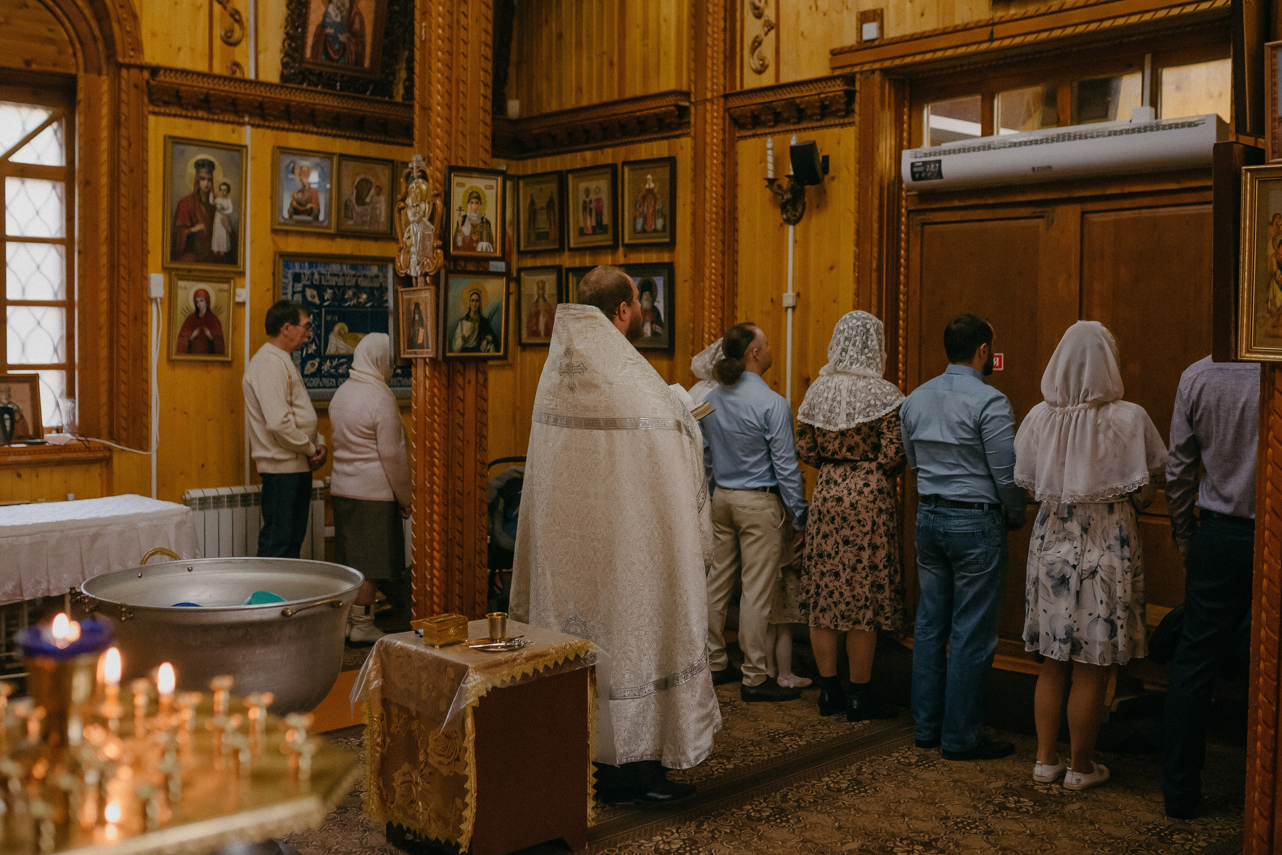 Крещение Таисии и Льва. Храм в честь Святителя Николая. п.Белый Яр. Семейный фотограф в Сургуте