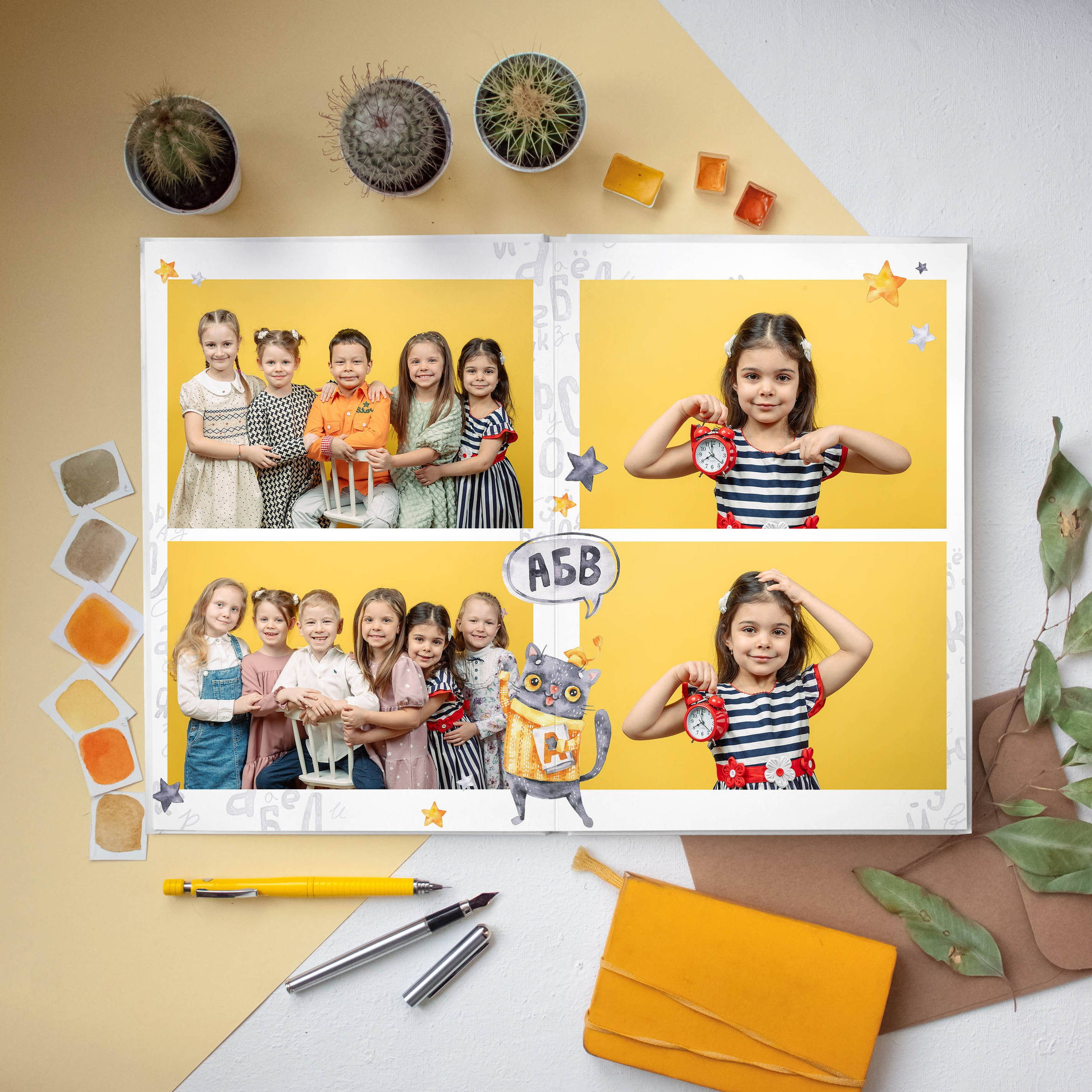 Выпускной альбом «Дайте 5» для детского сада. REPEYBOOK | Выпускные альбомы для детского сада и класса
