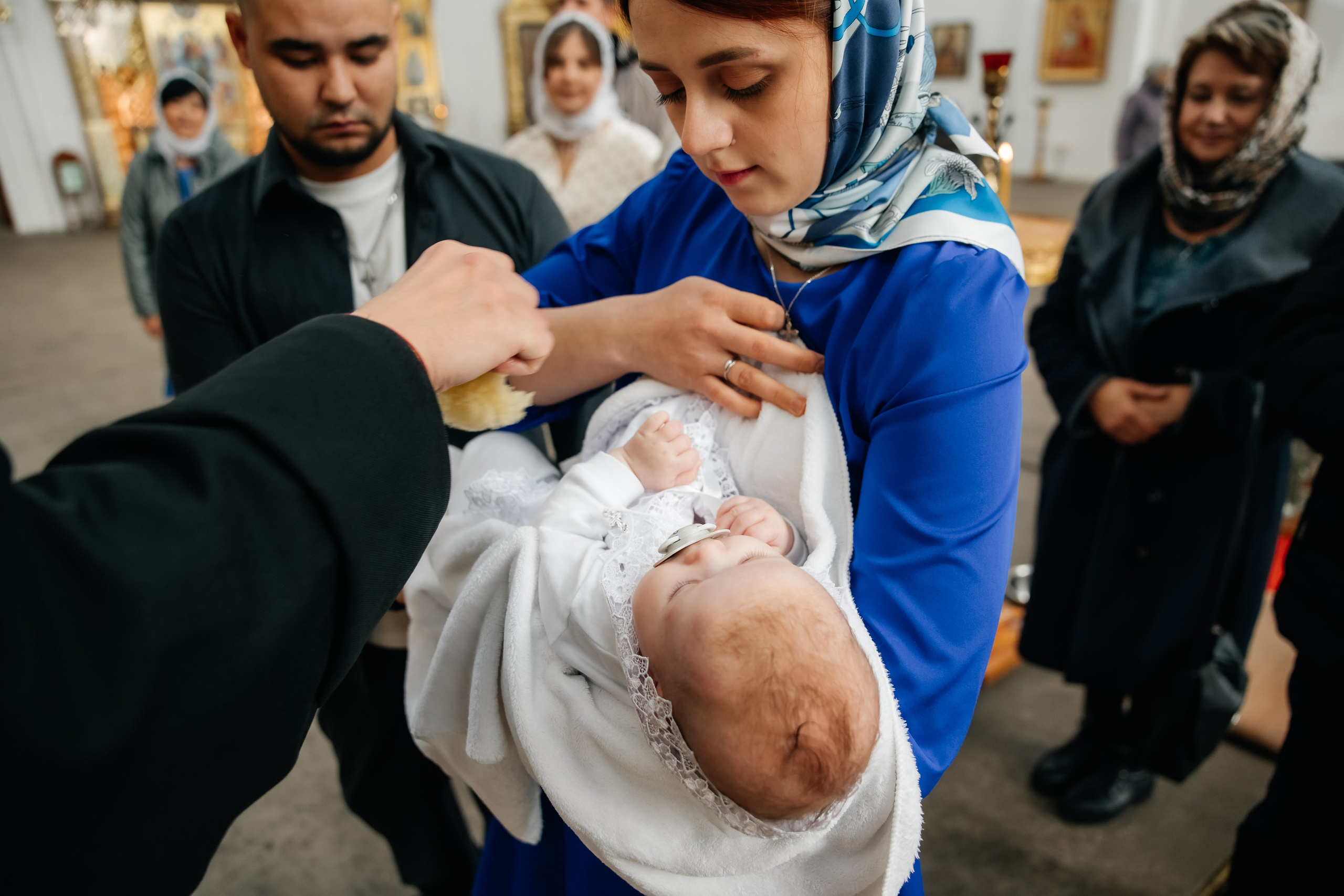 Крещение Мирославы. Храм иконы Божьей Матери «Всех скорбящих Радость». Фотограф ВИКА МЕДУЗА