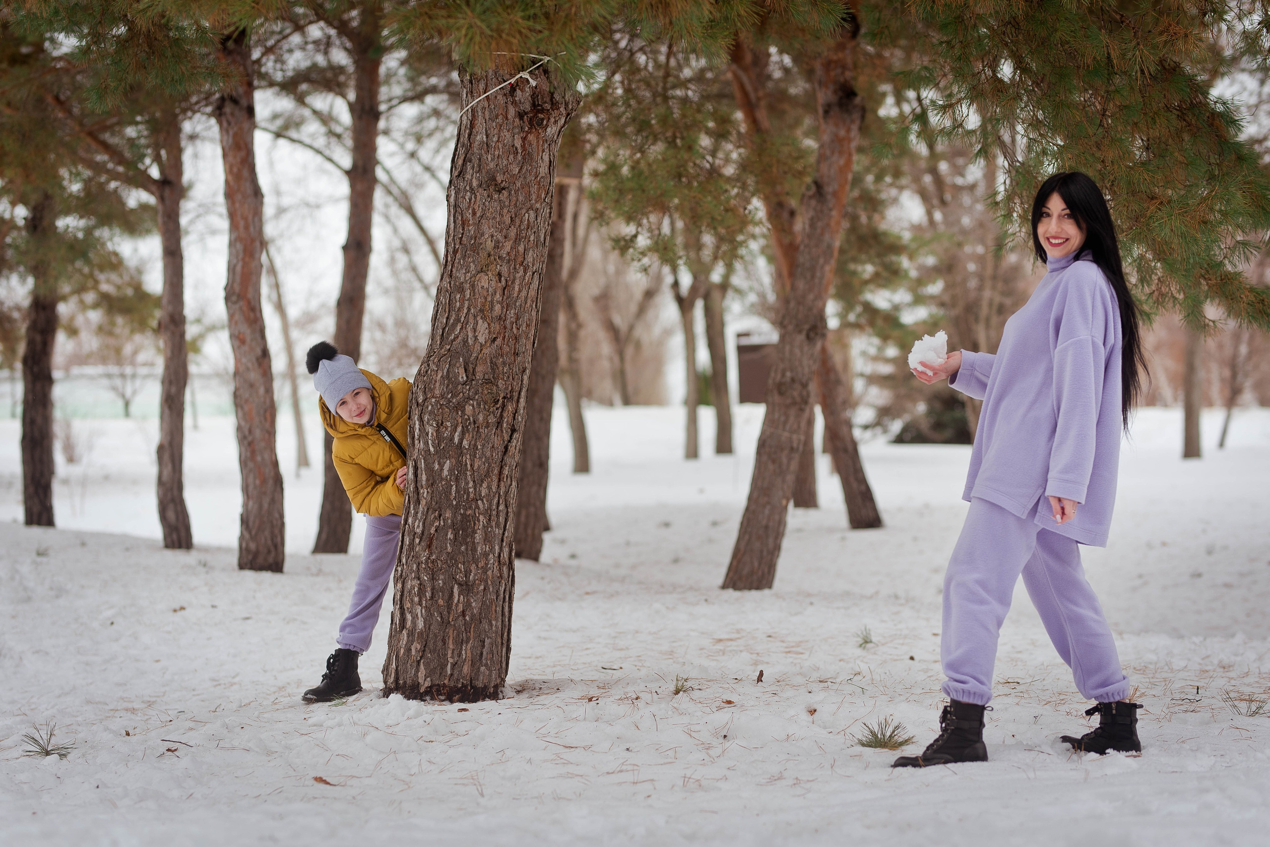 Мама дочь зима. Свадебный и семейный фотограф Яна Стражева. Волгоград, Москва