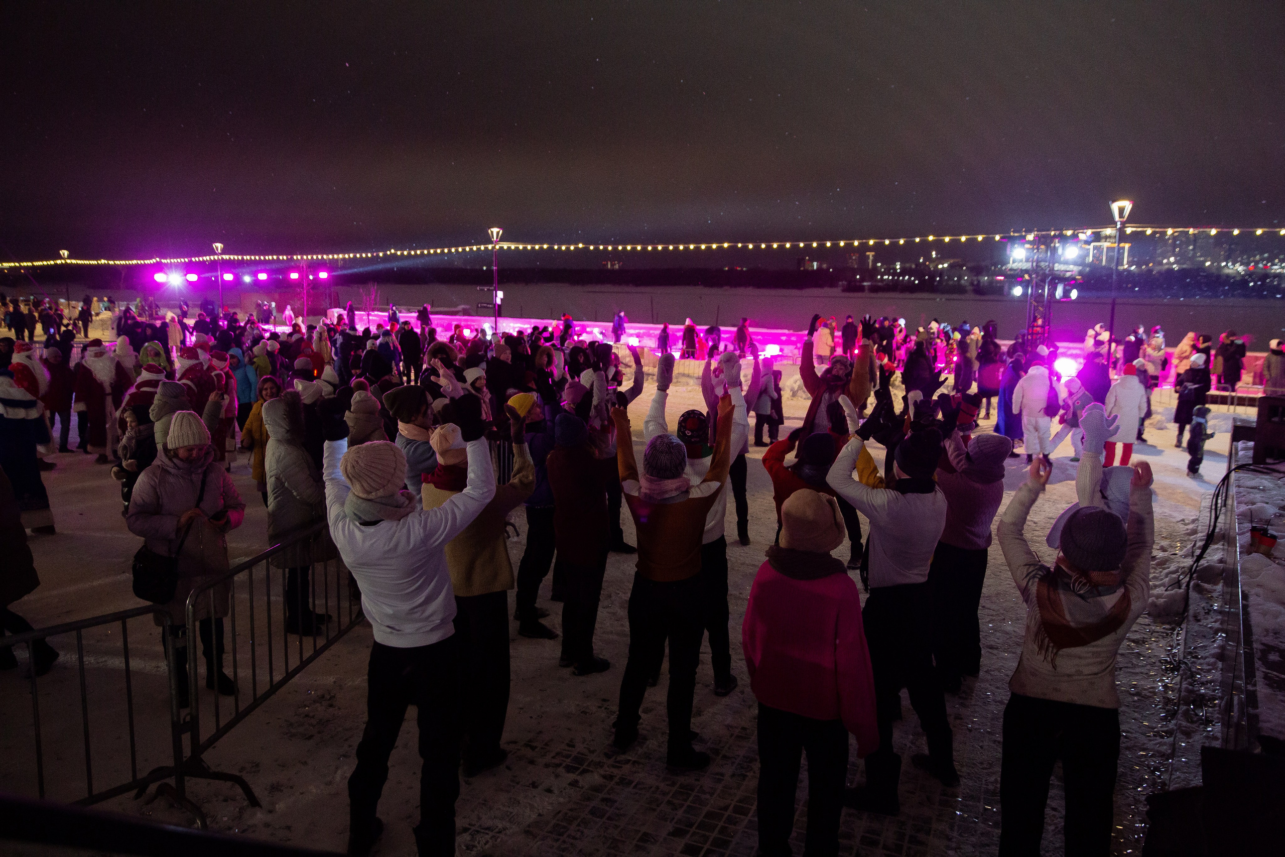 Открытие катка — Набережная Новосибирска. Свадебный Фотограф Илья Чепайкин. Калининград