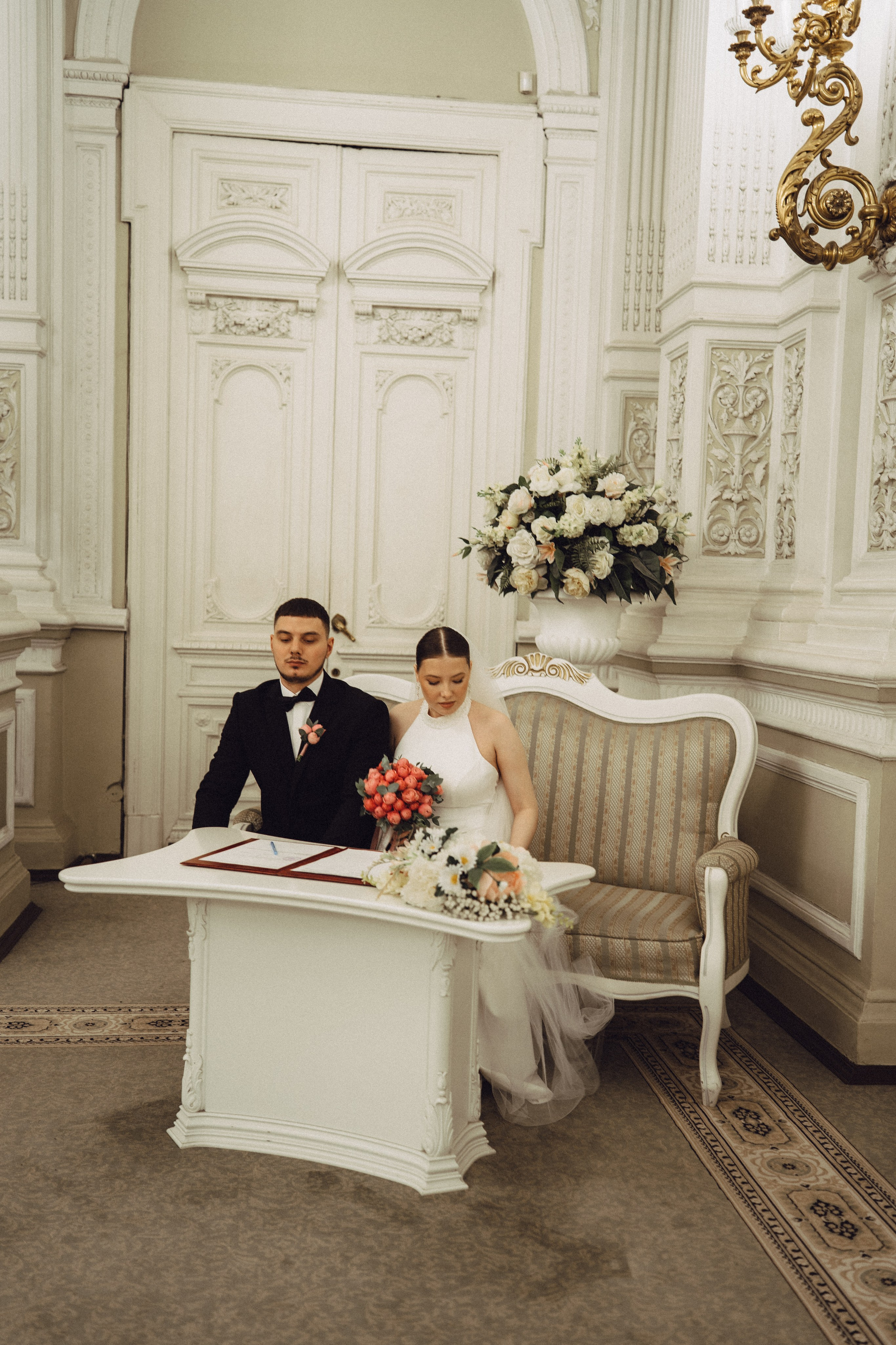 СВАДЕБНАЯ СЬЕМКА В ПЕВОМ ДВОРЦЕ БРАКОСОЧЕТАНИЯ. Профессиональный фотограф, Санкт-Петербург — Виктория Богомолова