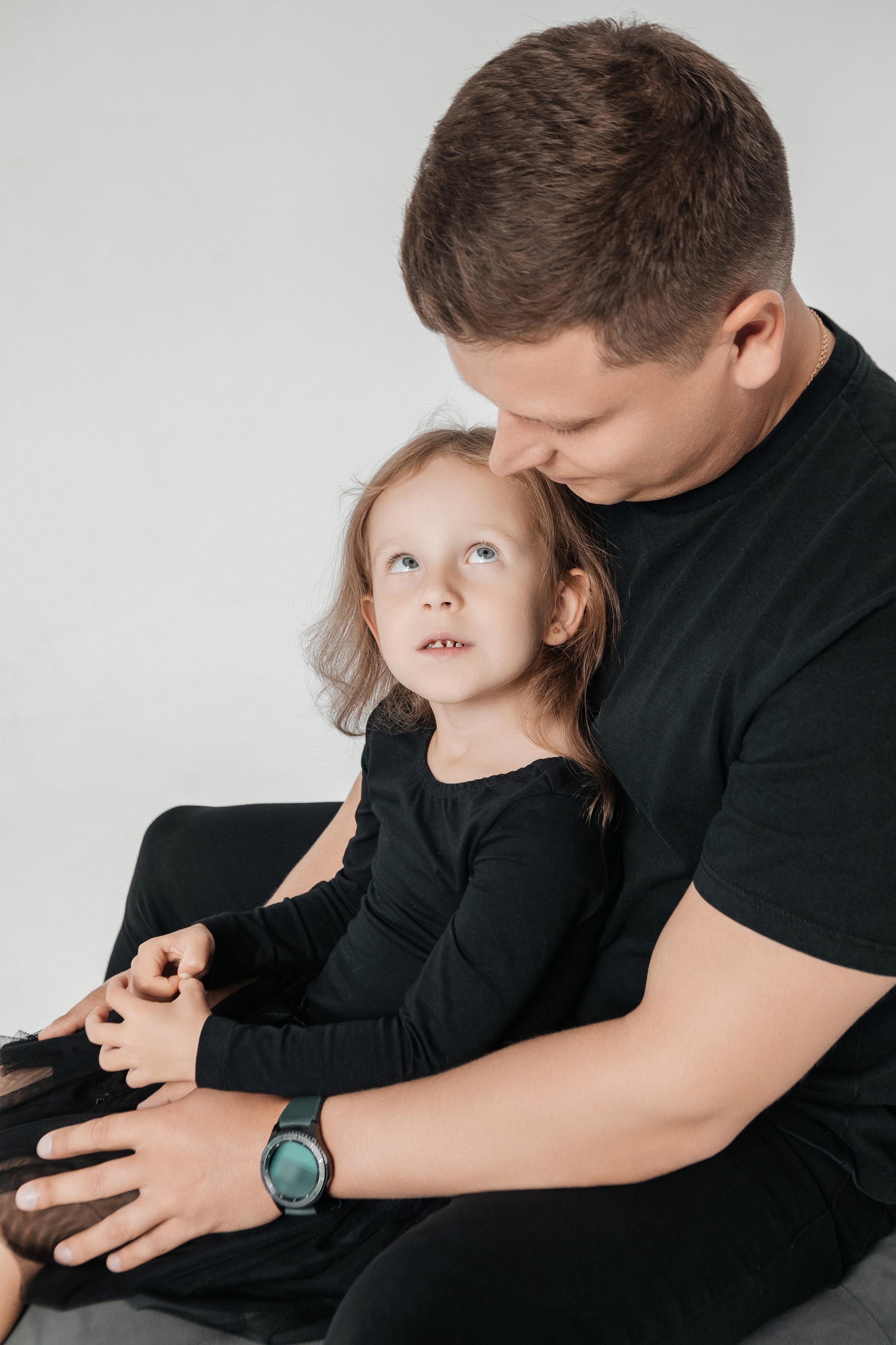 Семейная фотосессия в фотостудии. Свадебный и семейный фотограф Ибрагимова Мария из Екатеринбурга