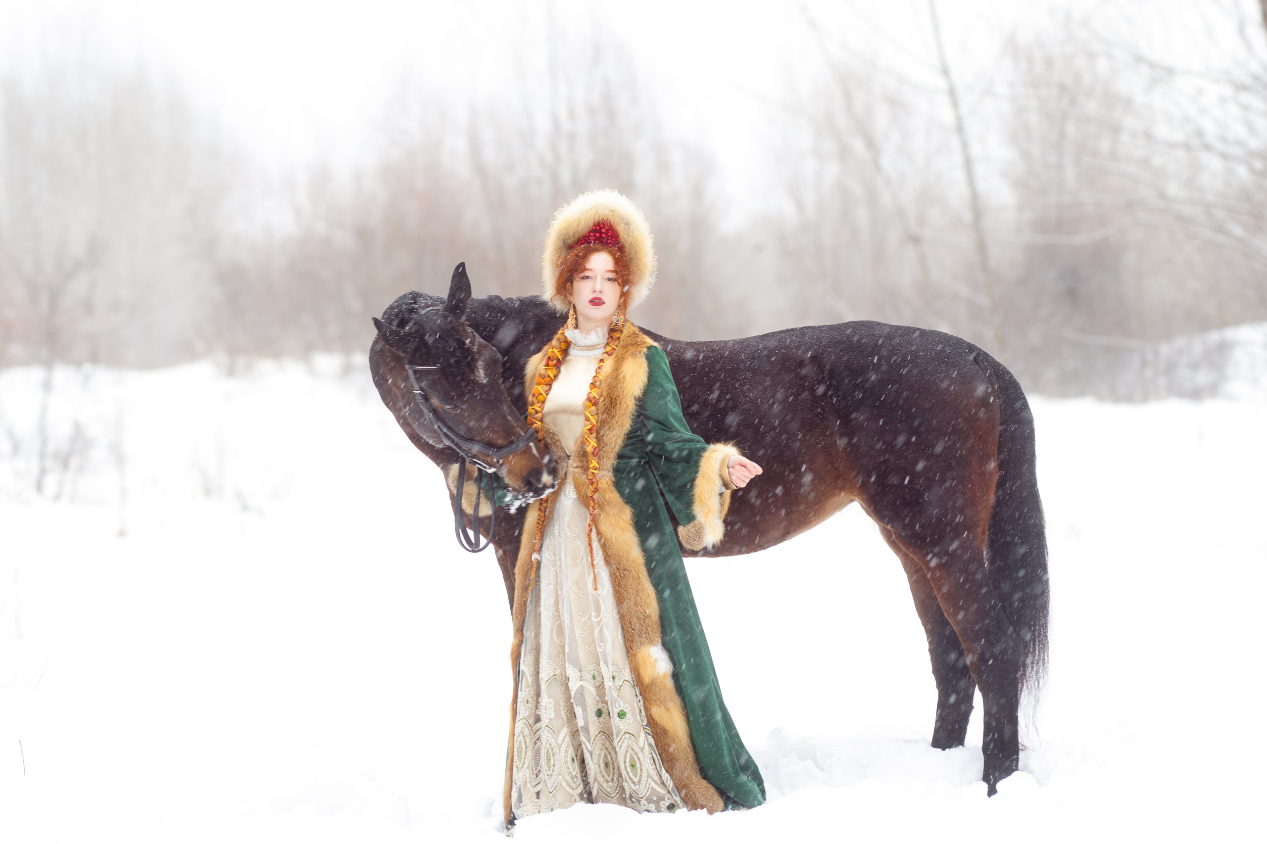 Фотосессия с лошадьми в Новосибирске