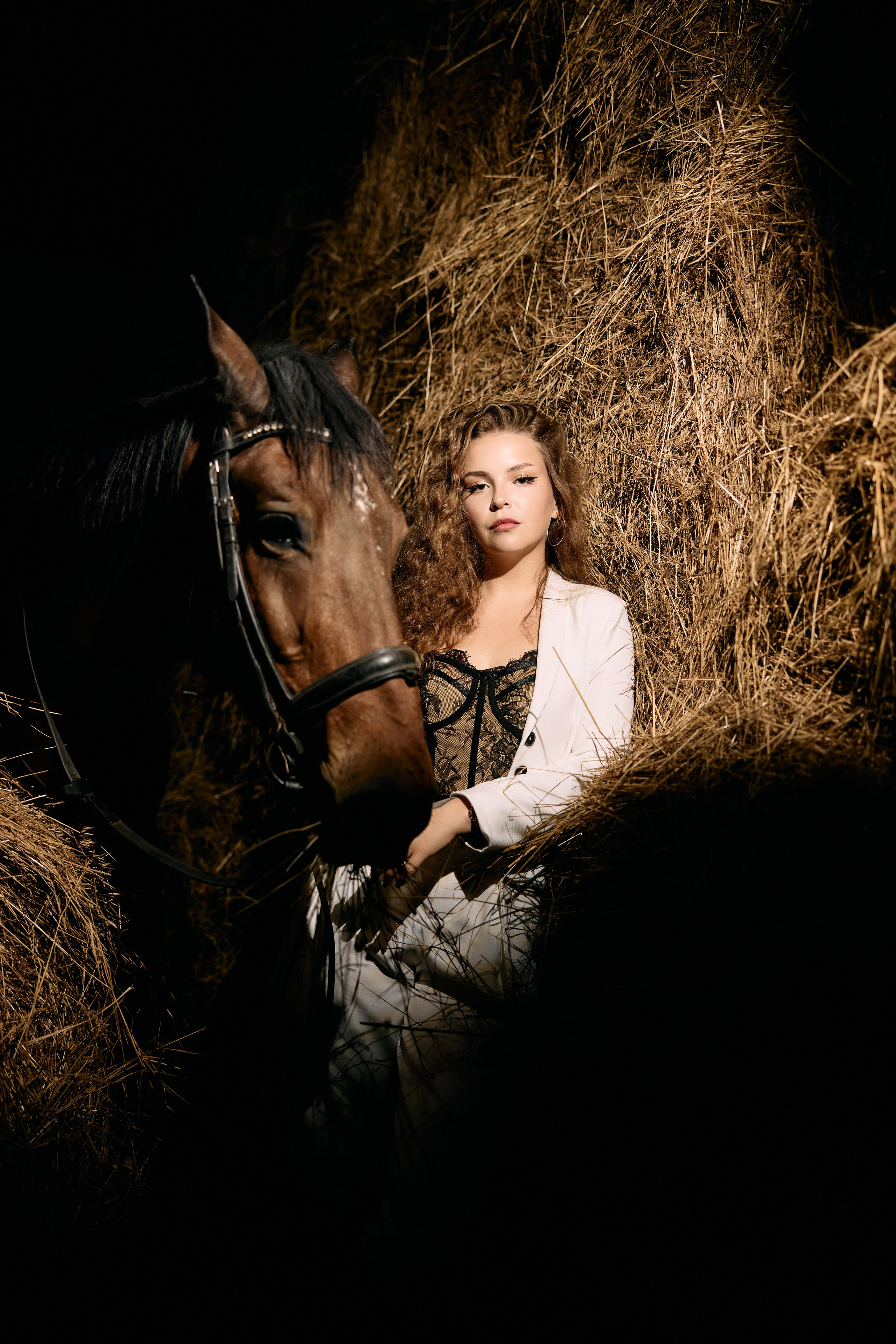 Съемка на конюшне. Сергей Ирклиенко