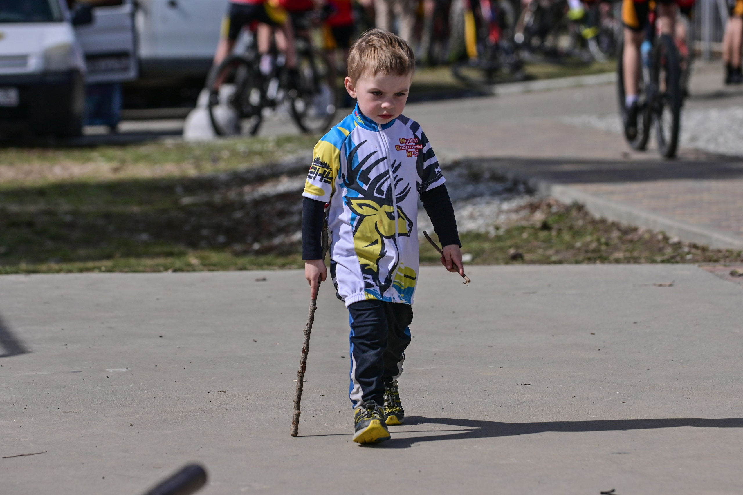 Маунтинбайк, кросс-кантри в Архипо-Осиповке 16 марта 2025. Спортивный фотограф, фотожурналист Павел Ларькин