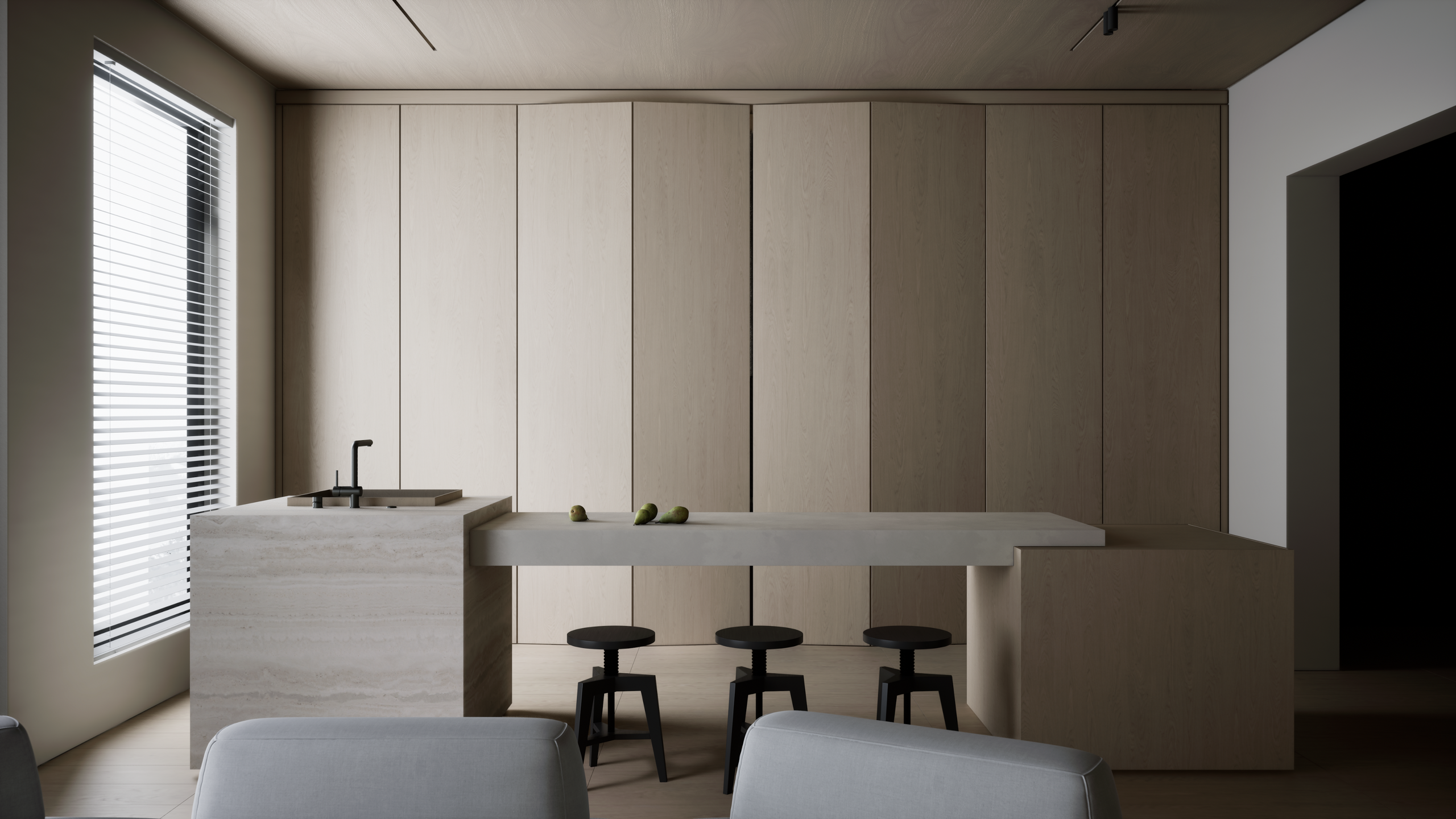 Видеоблет интерьера в Unreal Engine + Lumen. 3D визуализация интерьера и архитектурной среды