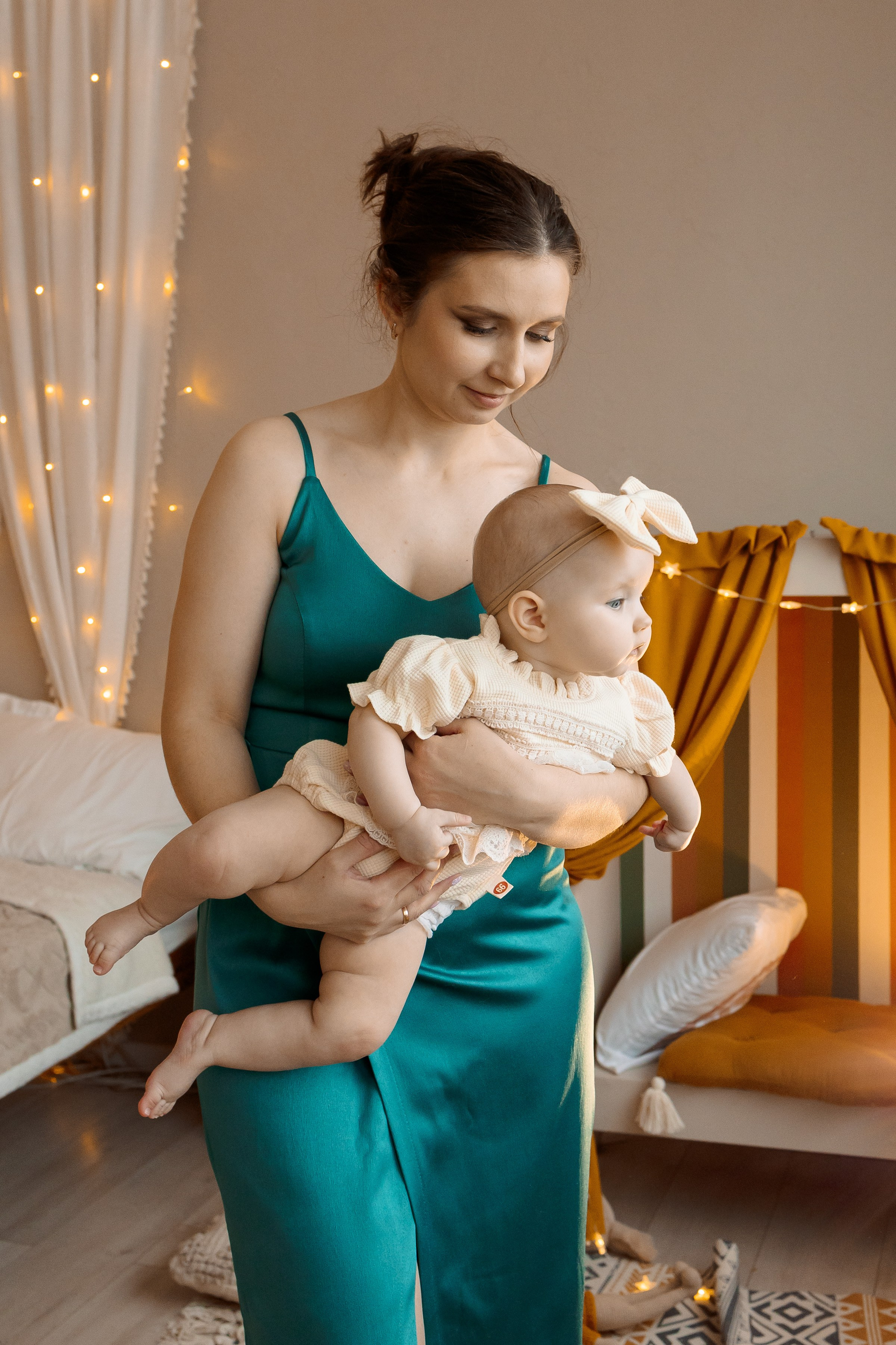 Новогрдняя семейная фотосессия с дочками. Семейный Фотограф в Москве Евгения Симоненко