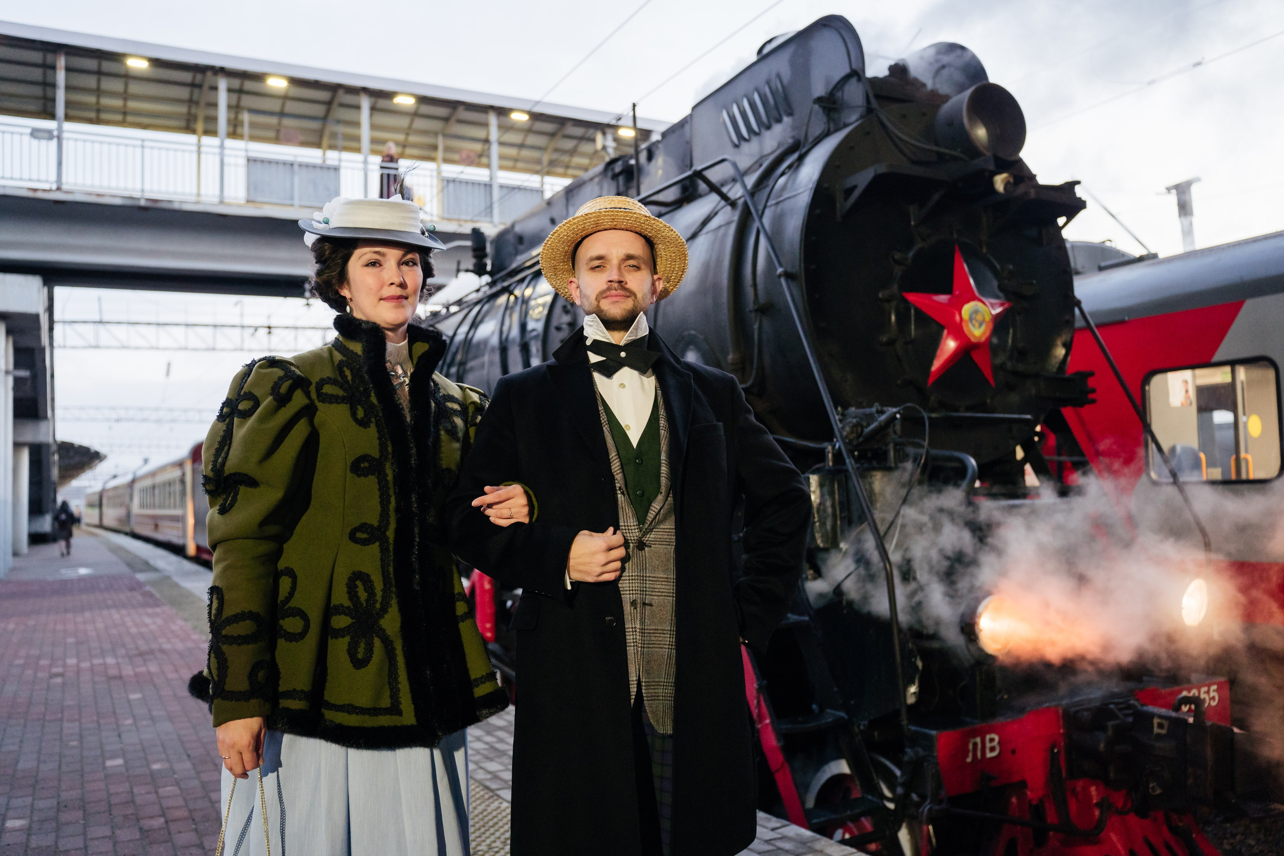 Экскурсия на ретропоезде. Видеограф и Фотограф в Челябинске Ксения и Владимир Рюмины