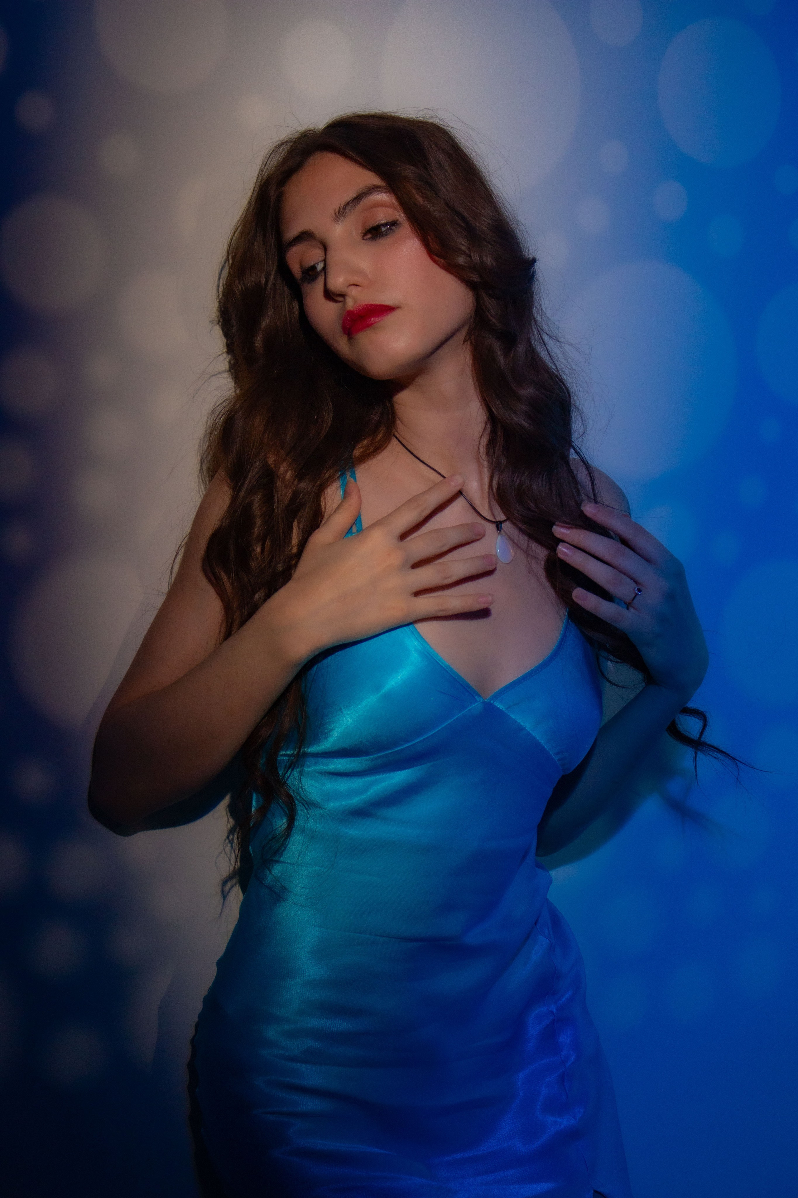 Диана в «Blue velvet». Фотограф Екатерина Козловская