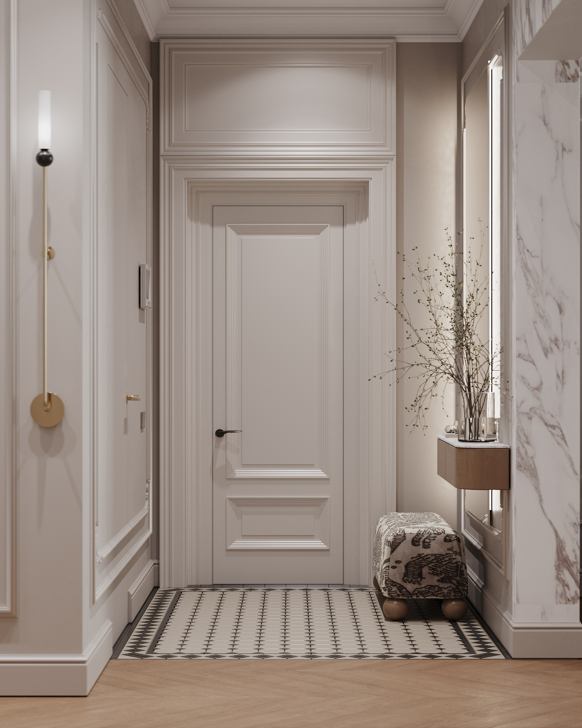 ЖК Легенда Московский 65 106 кв.м, г. Санкт-Петербург. 3d визуализатор Анастасия Науменко